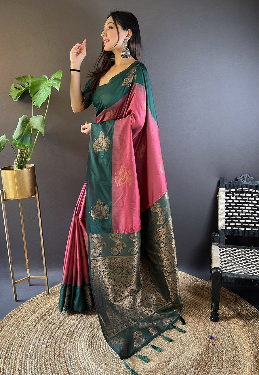 SAANJH SILK SAREE