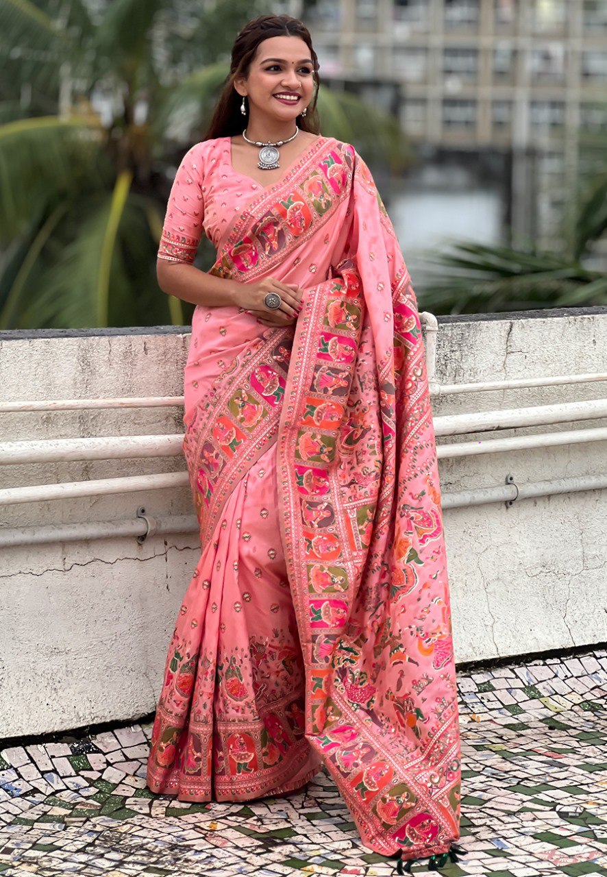 JASMINE PASHMINA SAREE