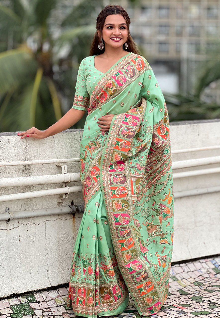 JASMINE PASHMINA SAREE