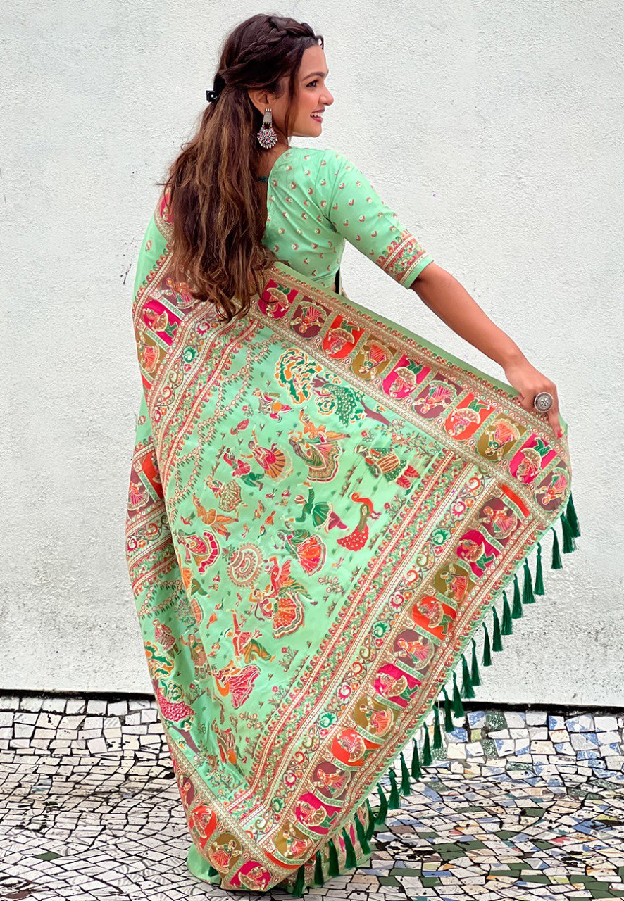 JASMINE PASHMINA SAREE