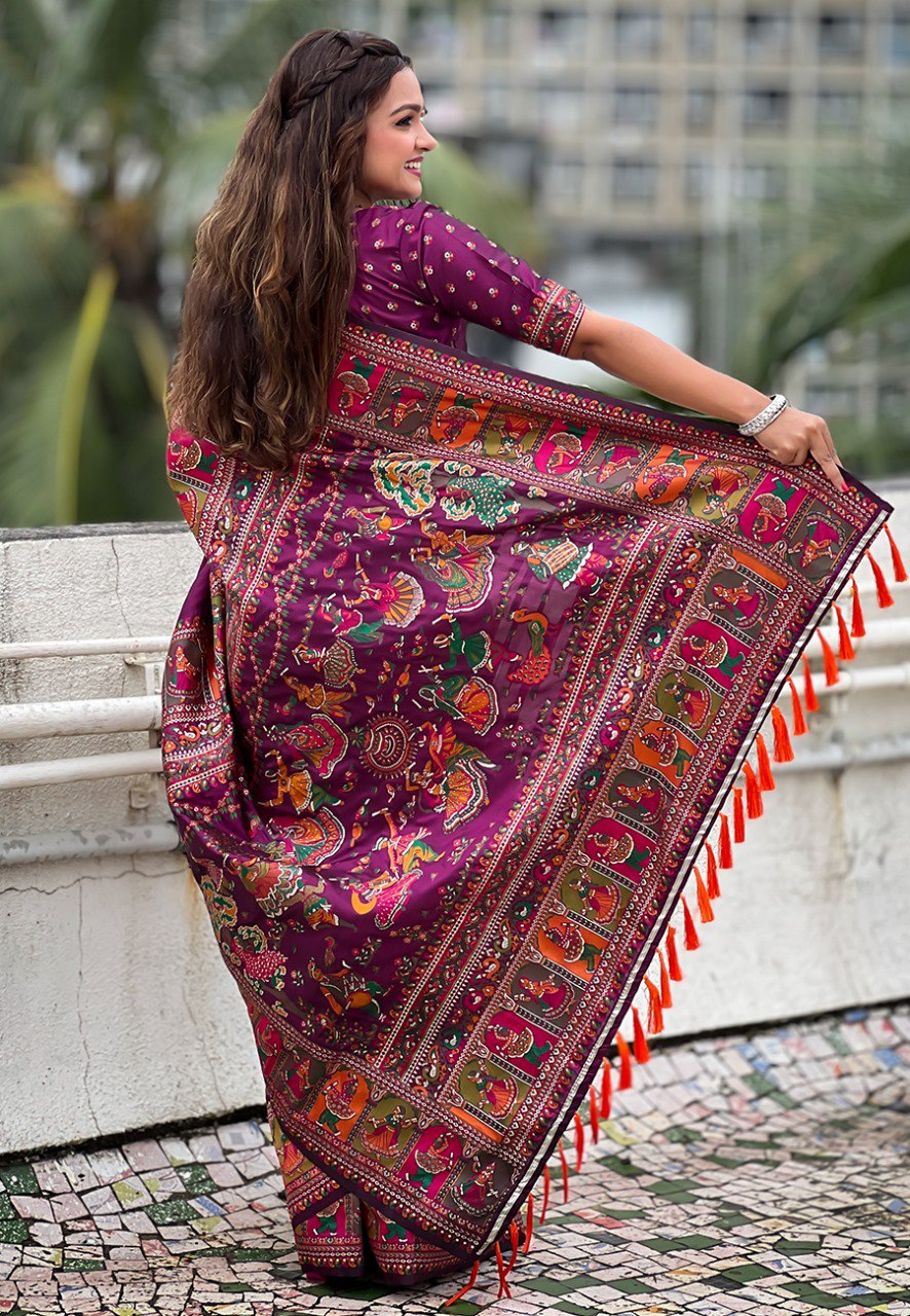 JASMINE PASHMINA SAREE