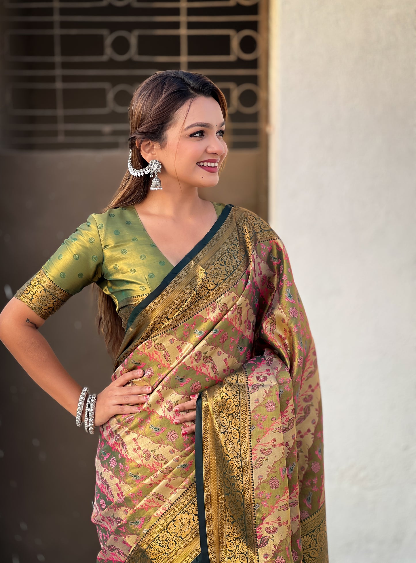 ADVIKA DHARMAVARAM SILK SAREE