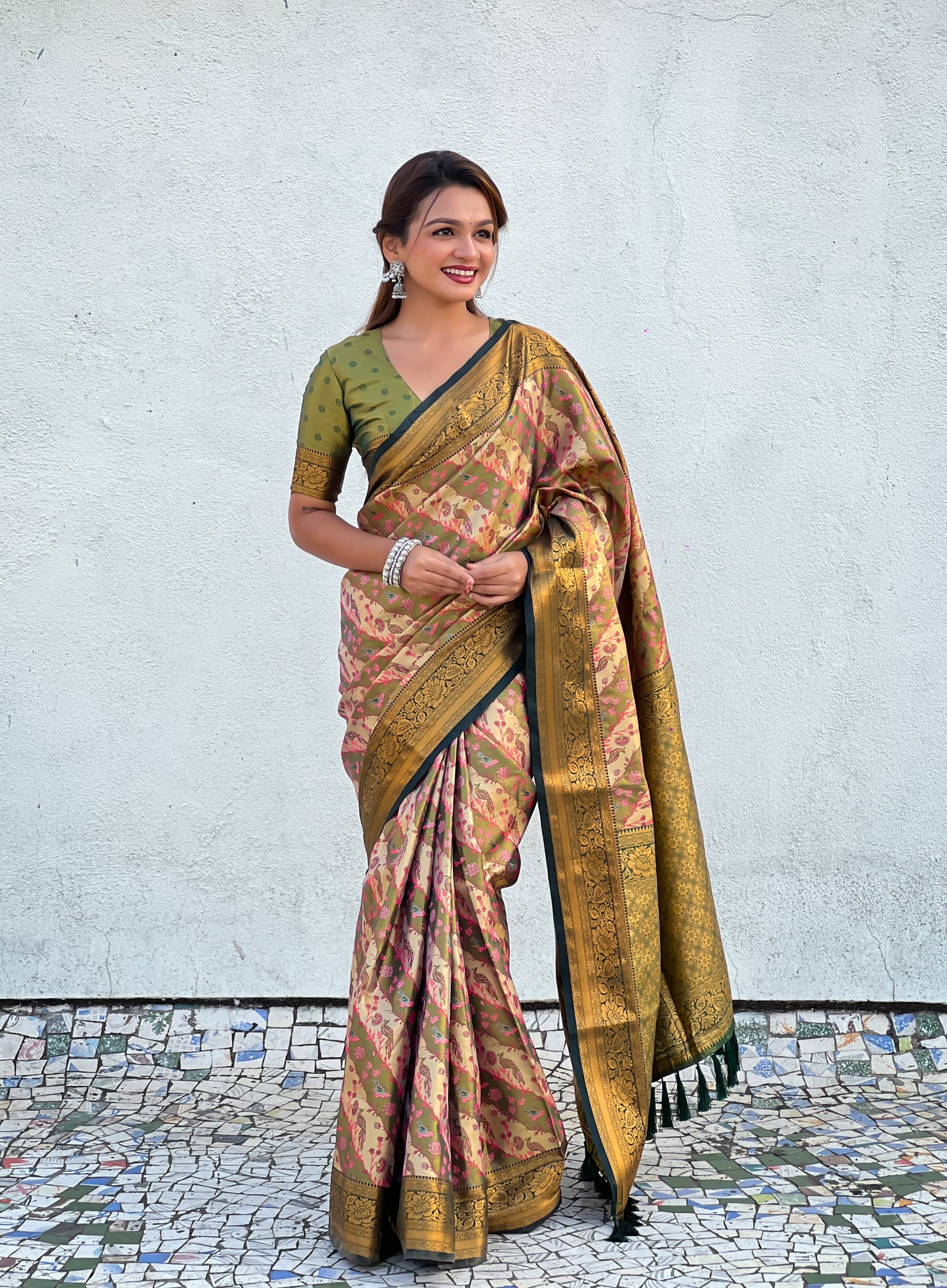 ADVIKA DHARMAVARAM SILK SAREE