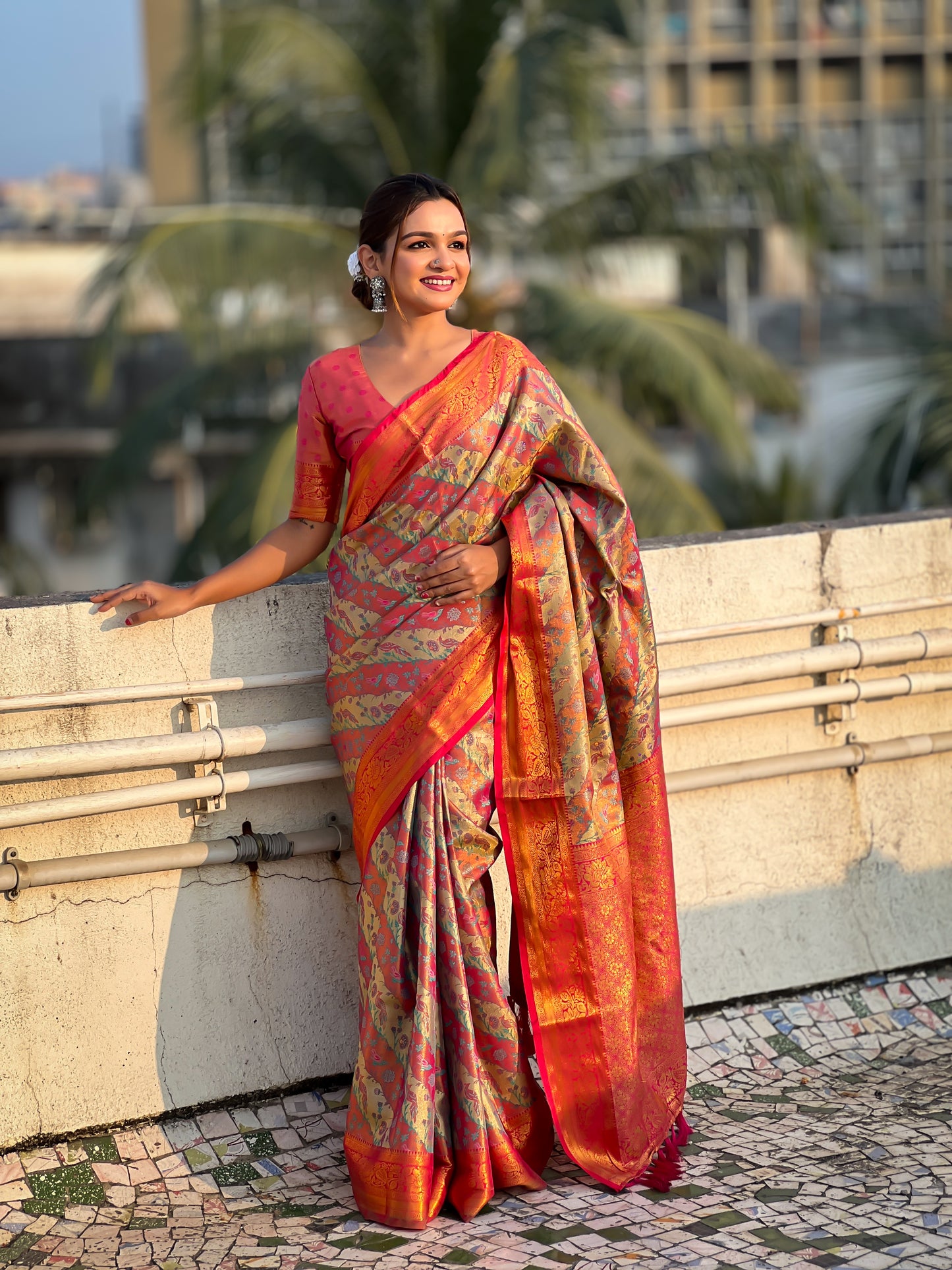ADVIKA DHARMAVARAM SILK SAREE