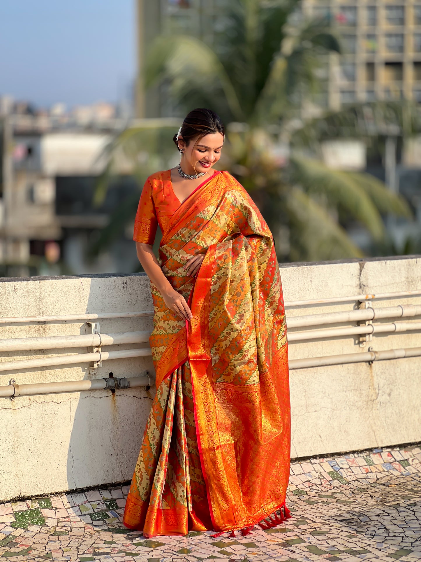 ADVIKA DHARMAVARAM SILK SAREE