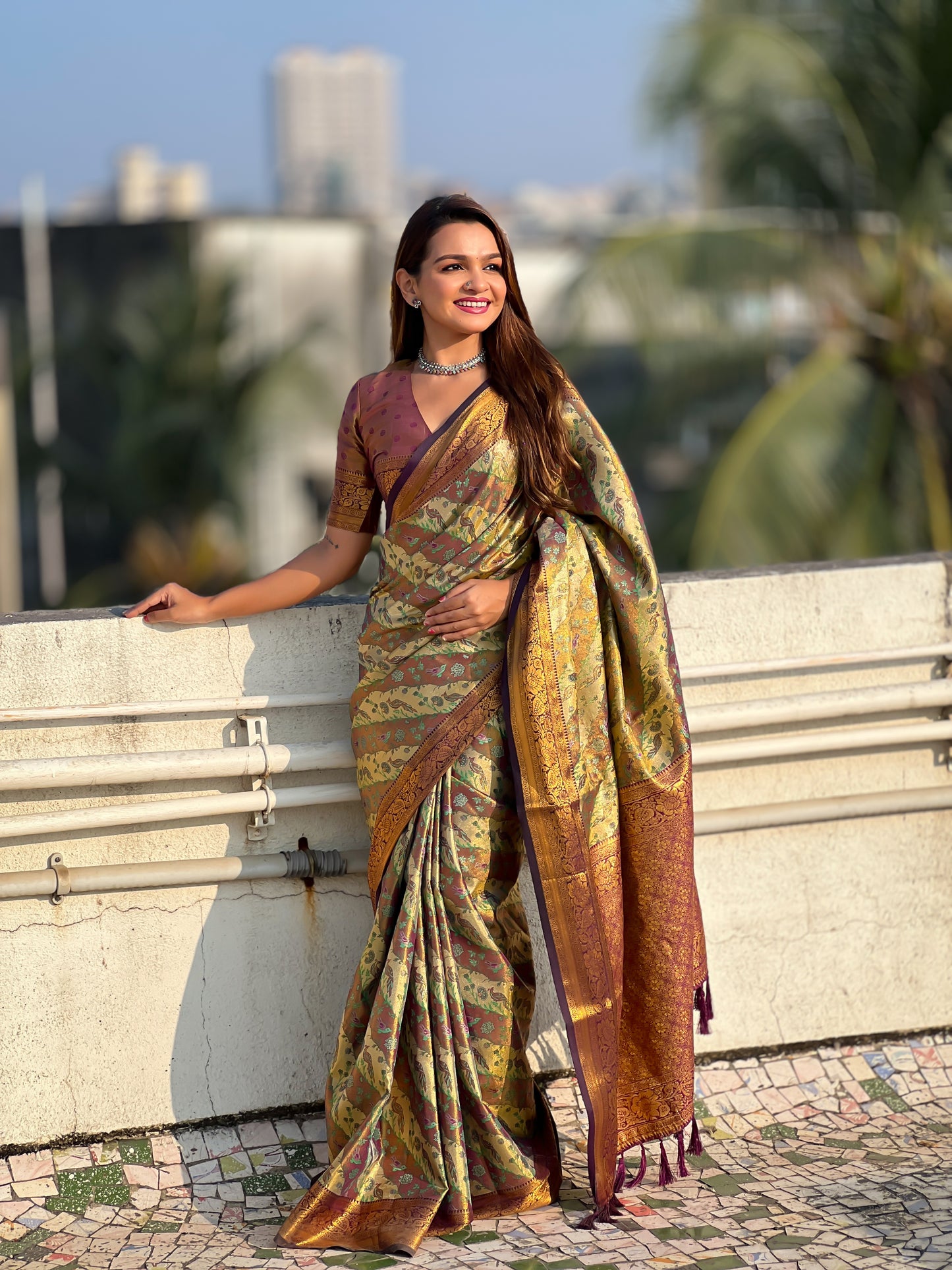 ADVIKA DHARMAVARAM SILK SAREE
