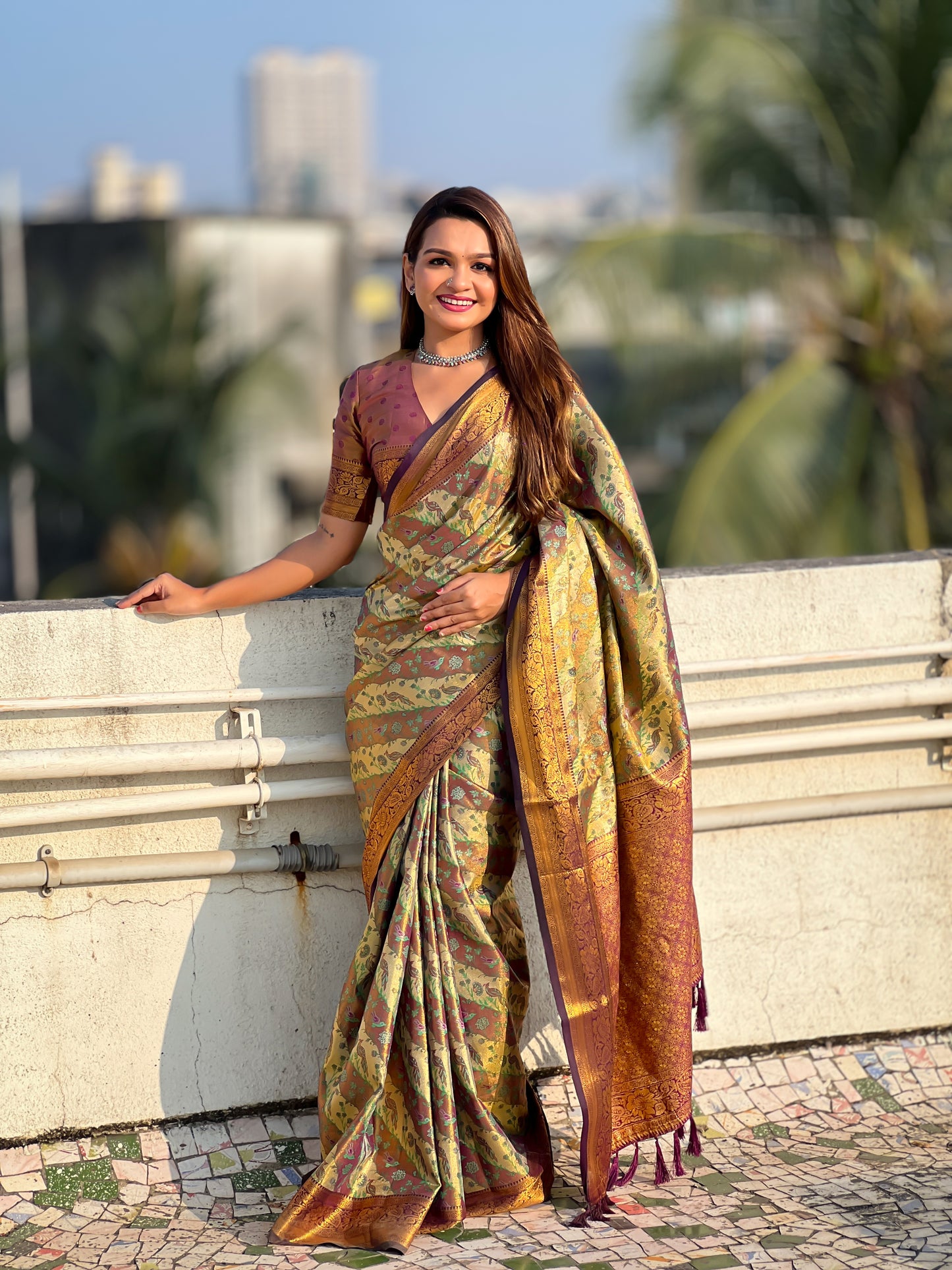 ADVIKA DHARMAVARAM SILK SAREE
