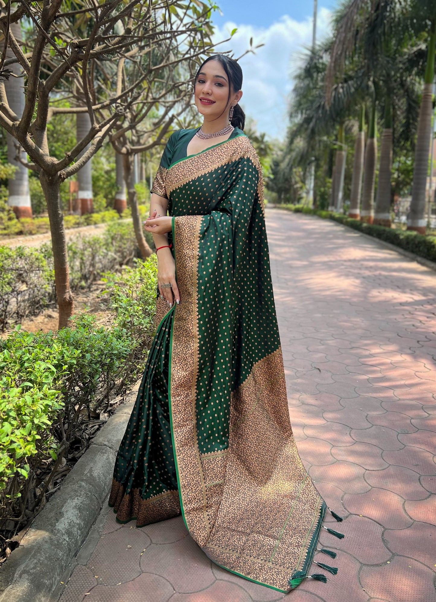 INAAYA KATAN SILK SAREE