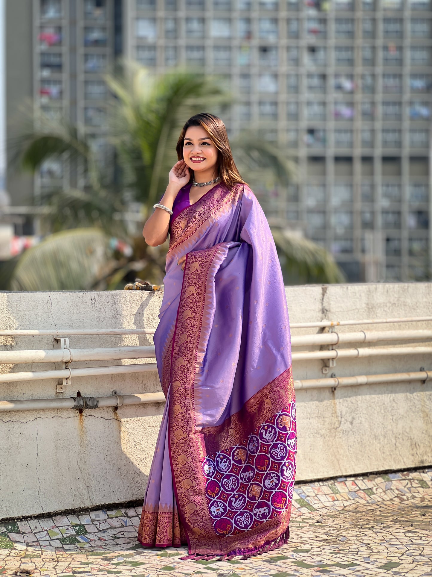 TISSUE PATOLA SAREE
