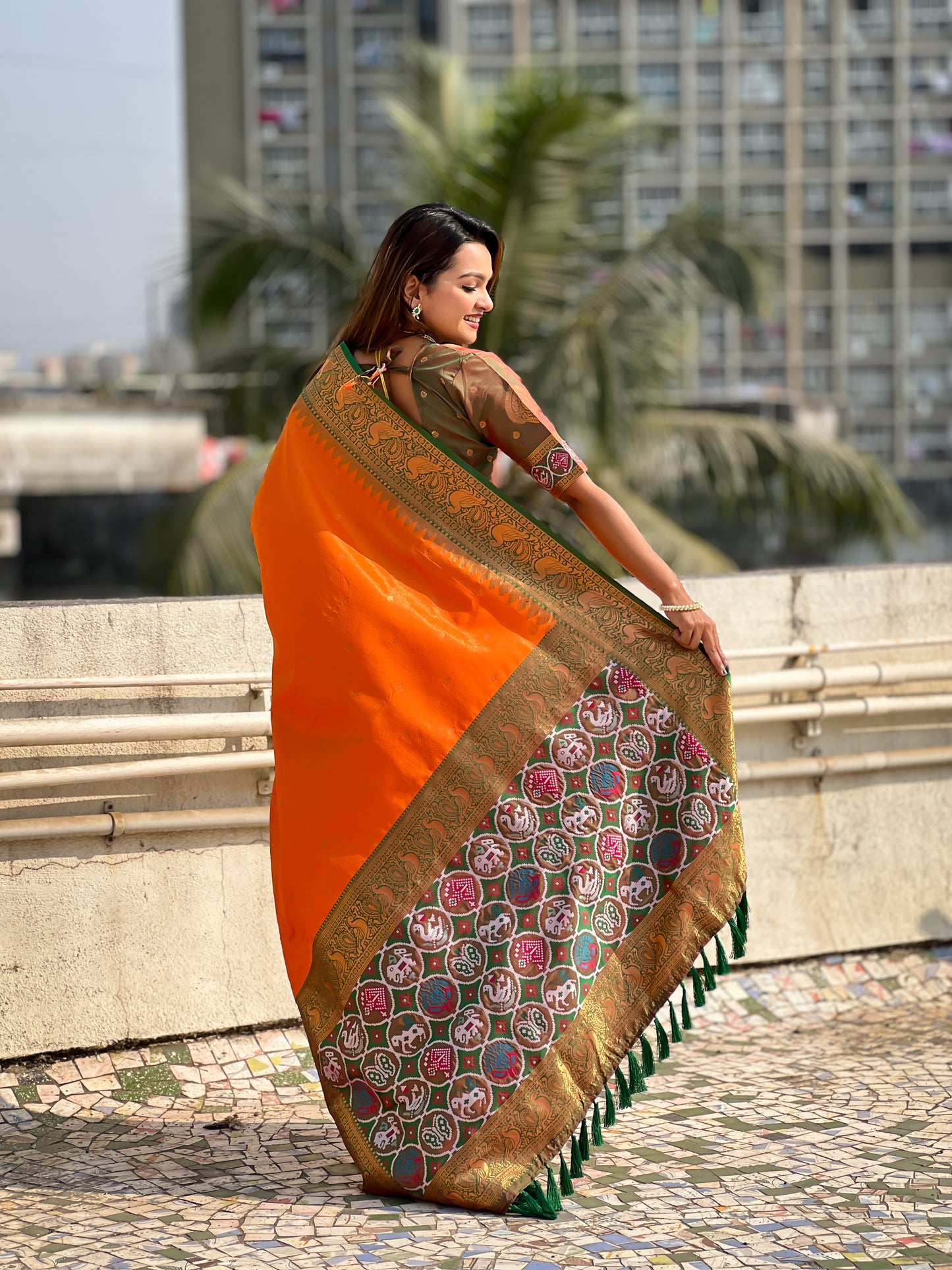 TISSUE PATOLA SAREE