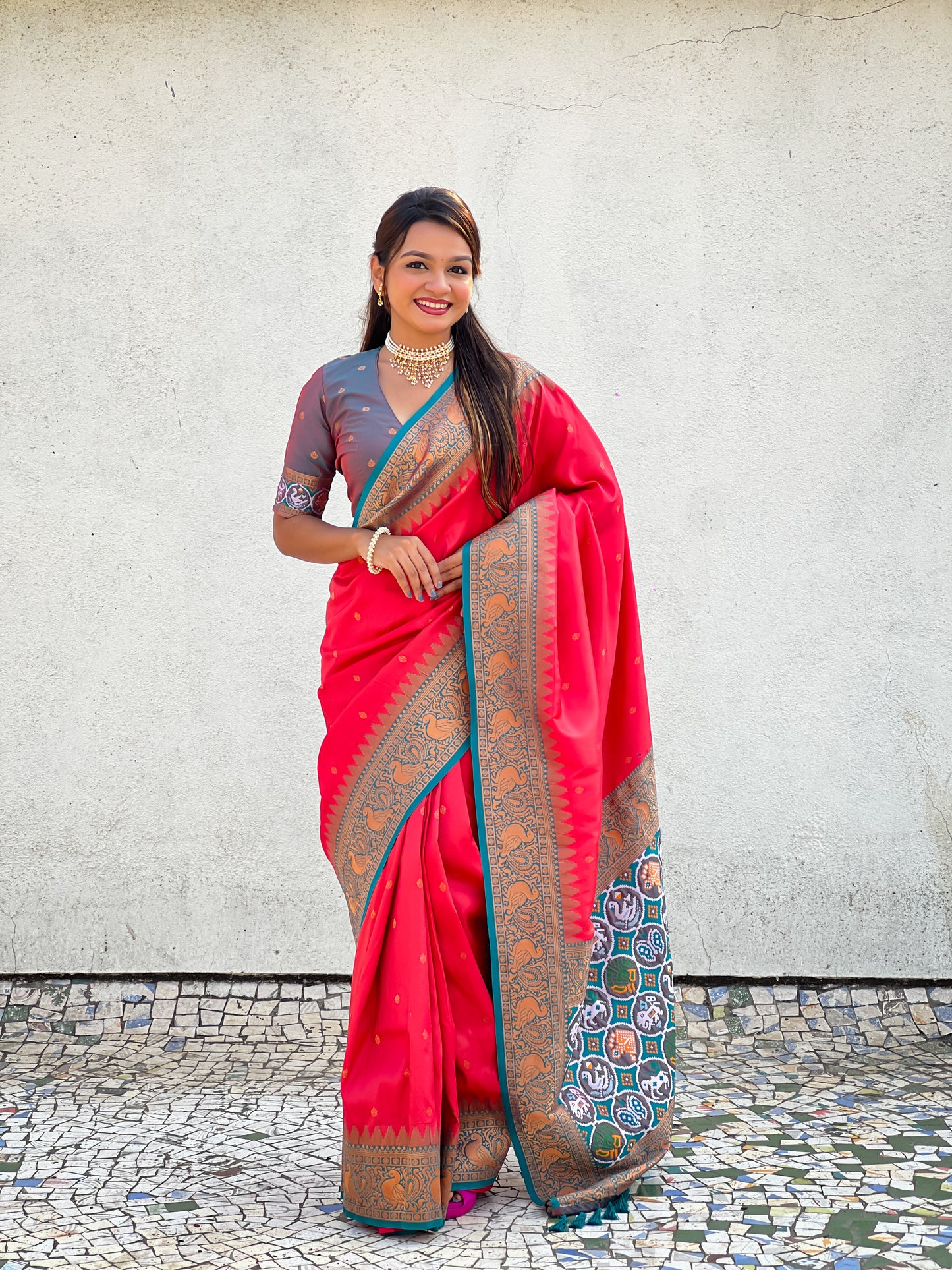 TISSUE PATOLA SAREE