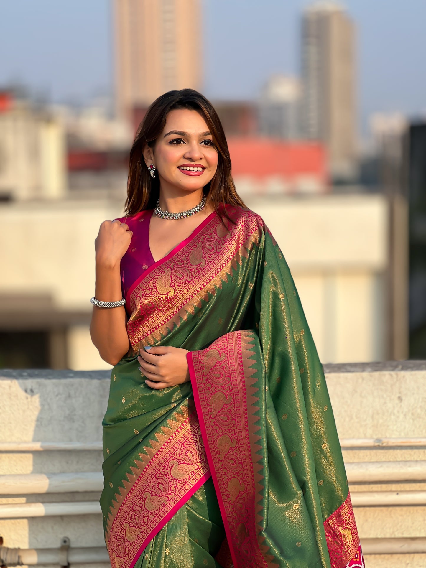 TISSUE PATOLA SAREE