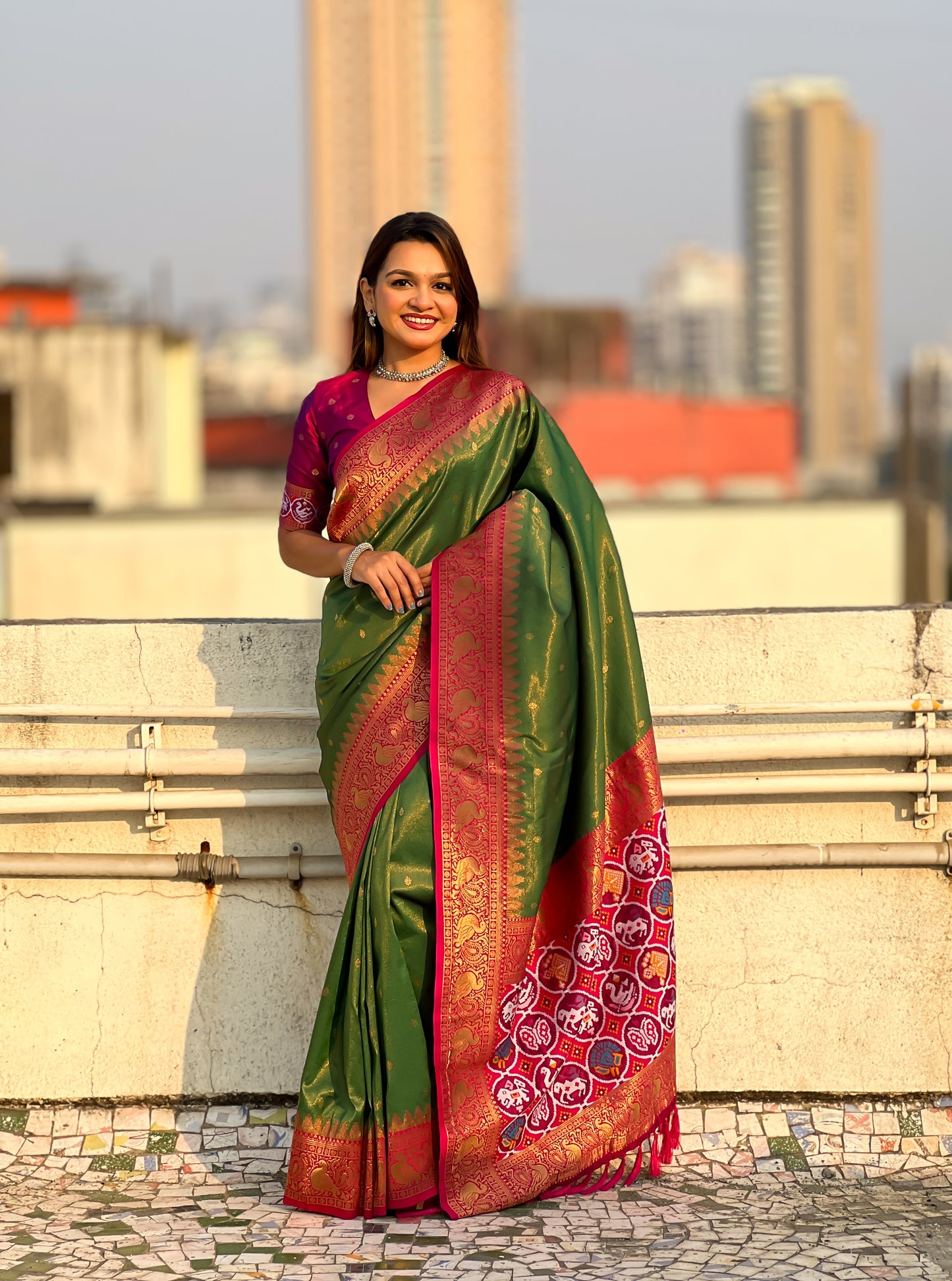TISSUE PATOLA SAREE