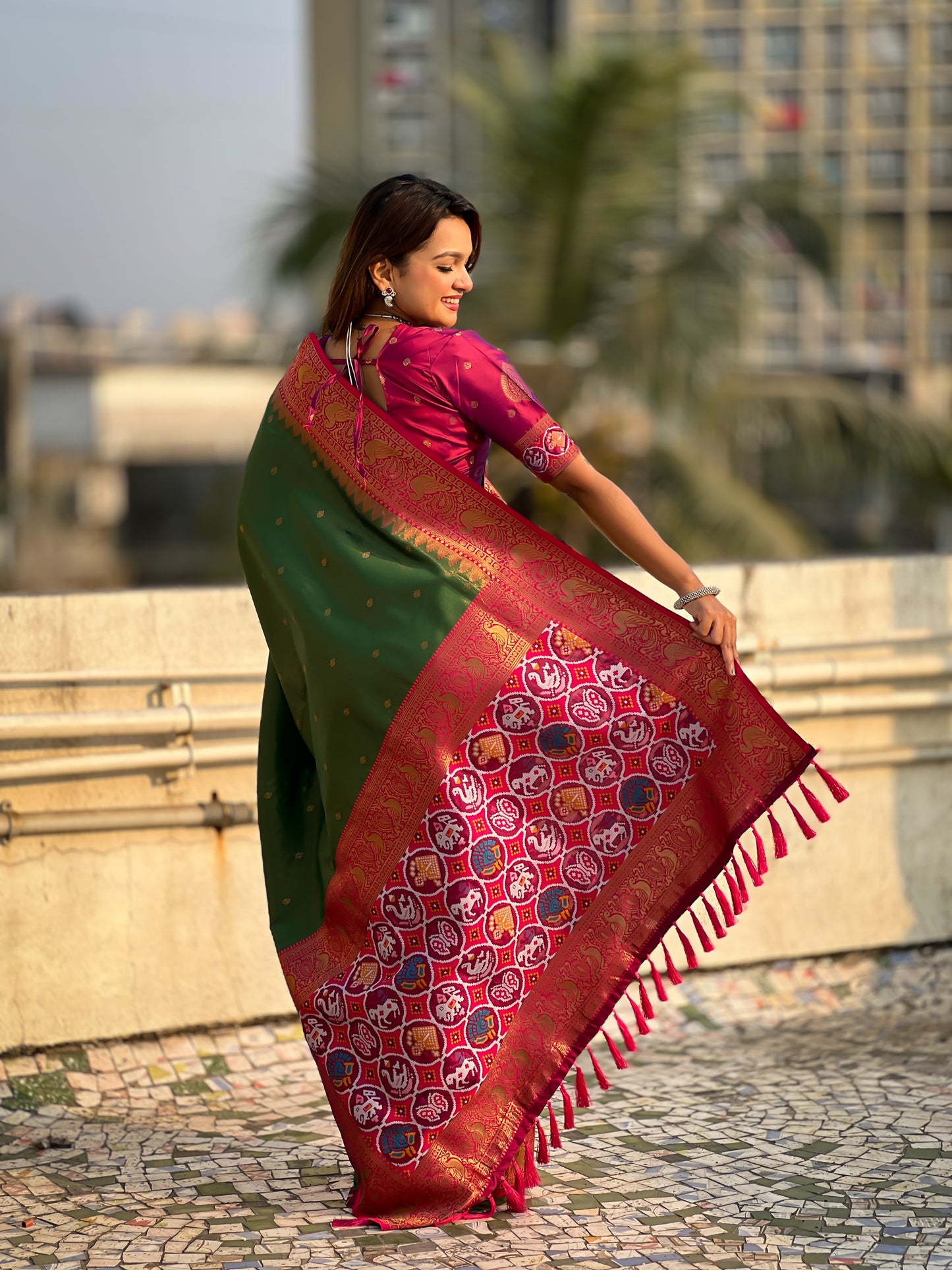 TISSUE PATOLA SAREE