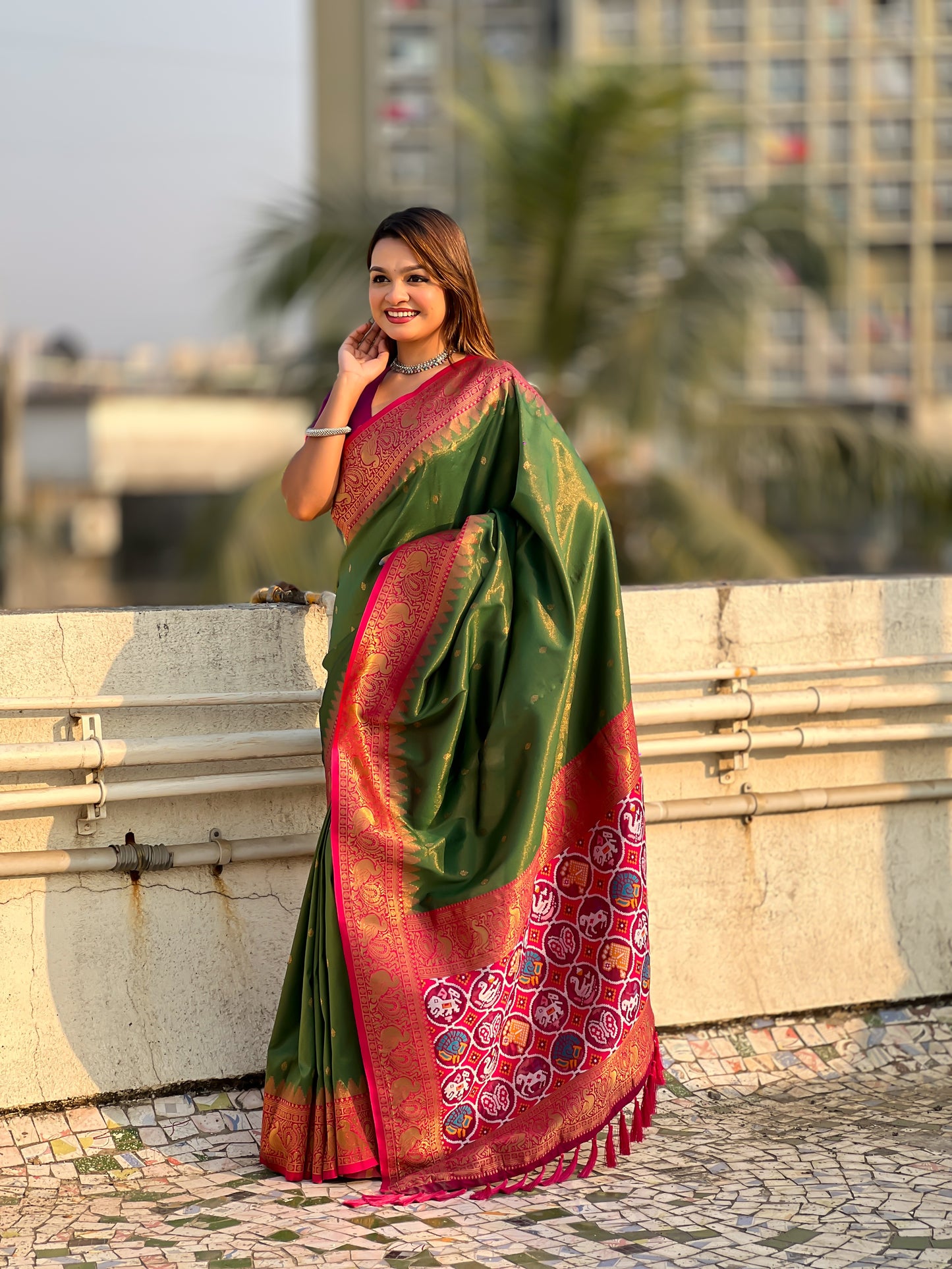 TISSUE PATOLA SAREE
