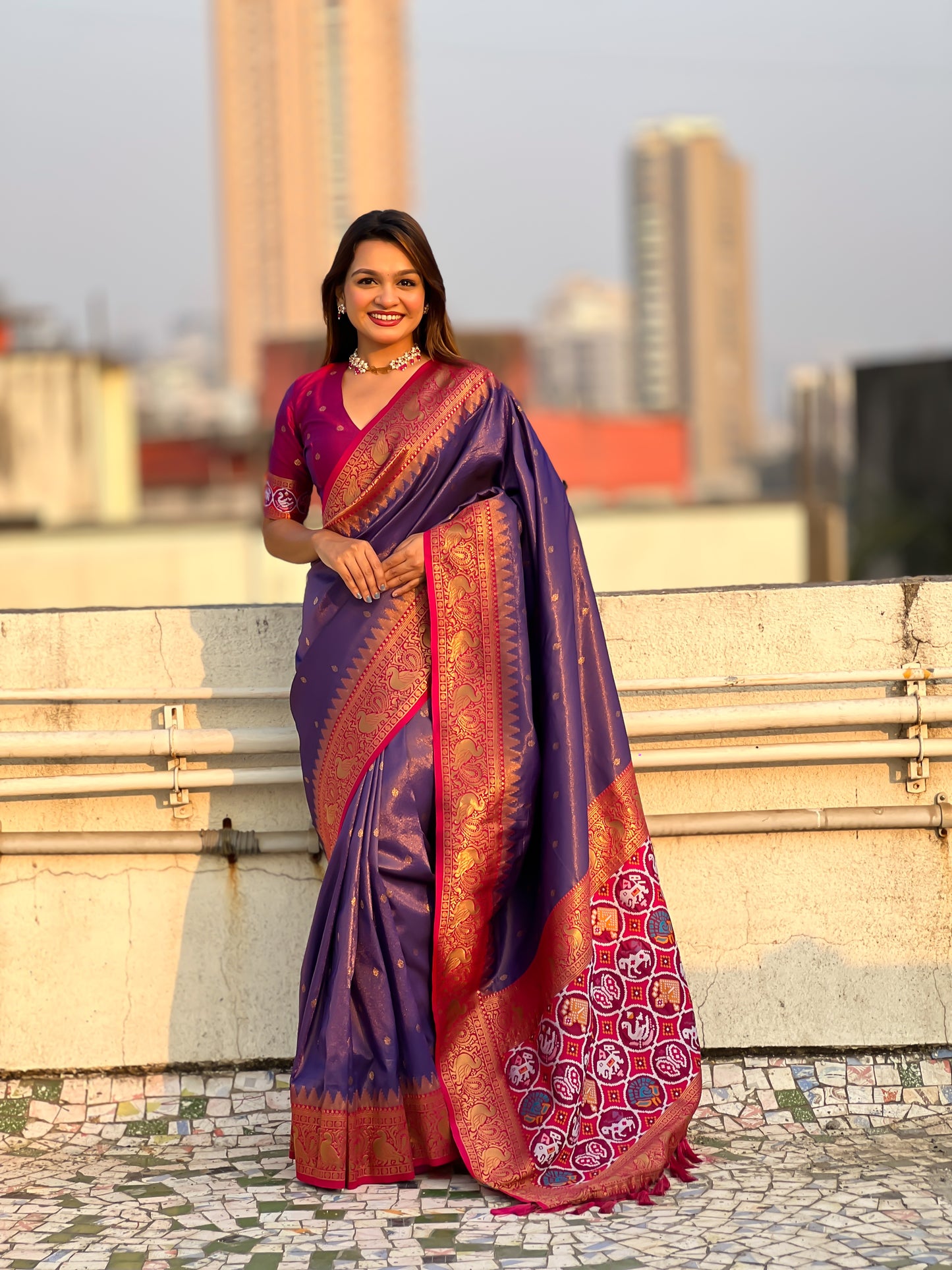 TISSUE PATOLA SAREE