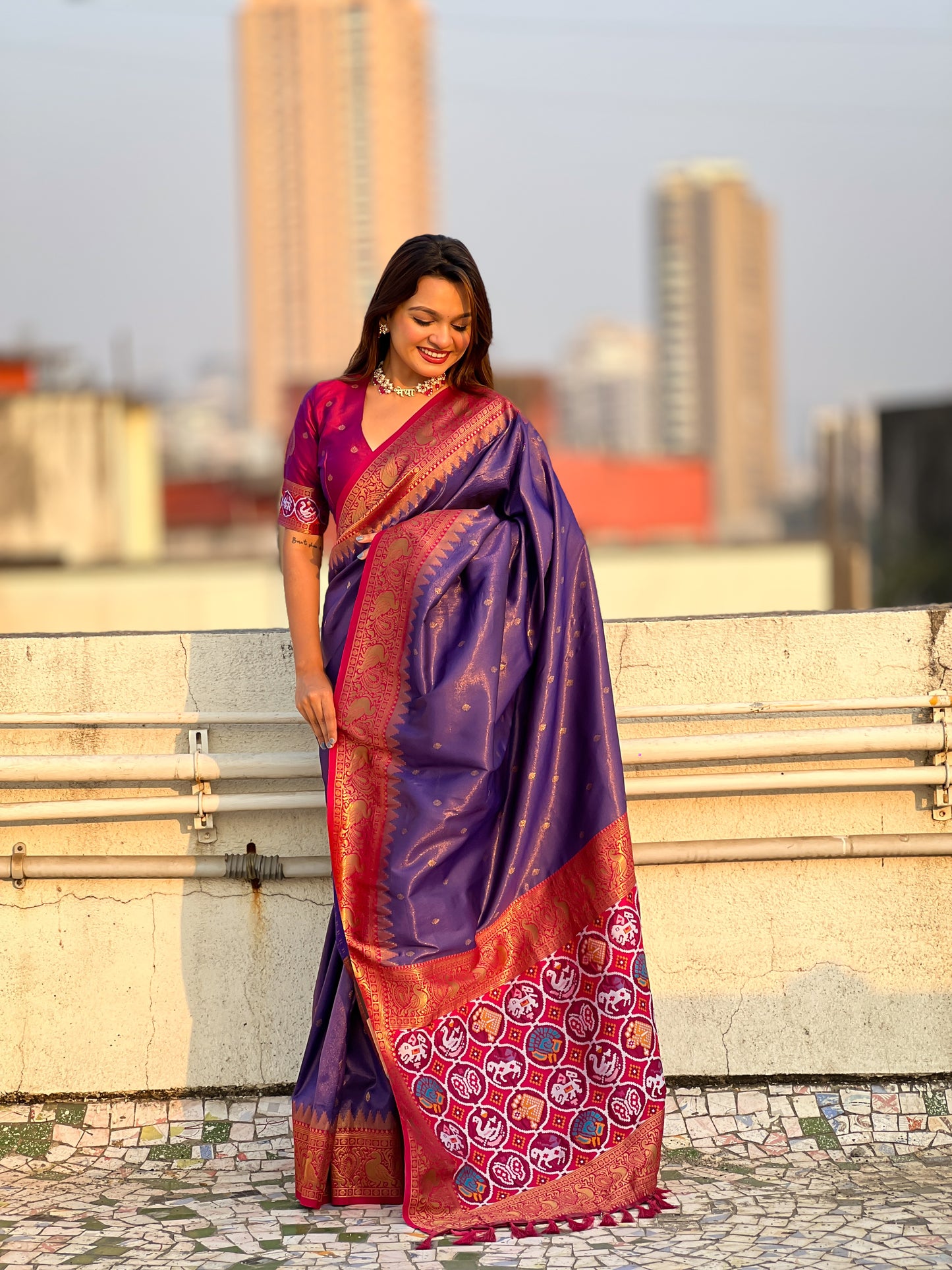 TISSUE PATOLA SAREE