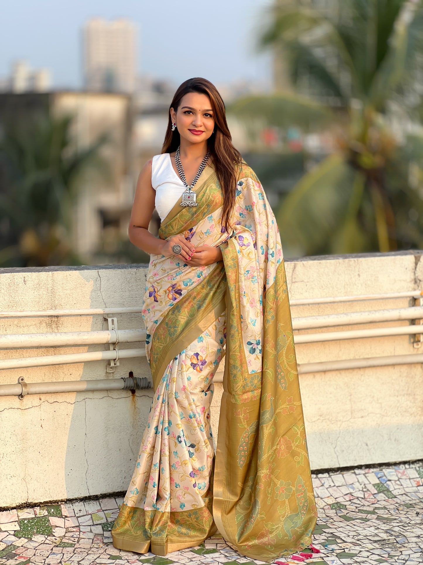 ISHITA KALAMKARI SILK SAREE