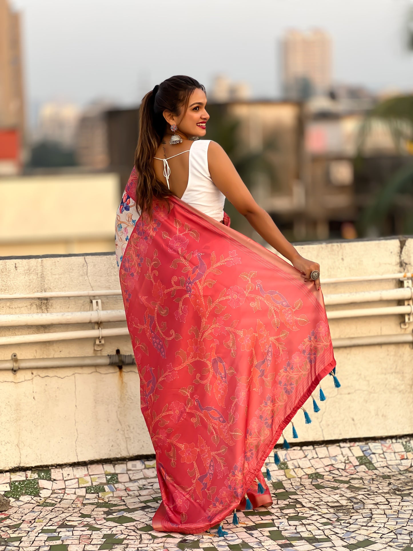 ISHITA KALAMKARI SILK SAREE