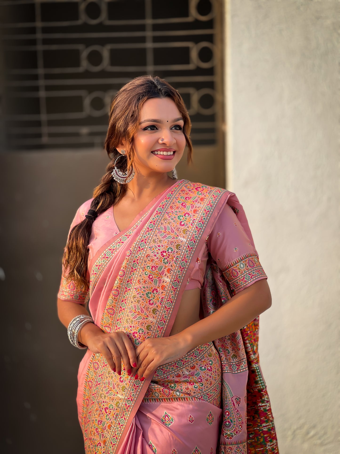 JASMINE PASHMINA SAREE