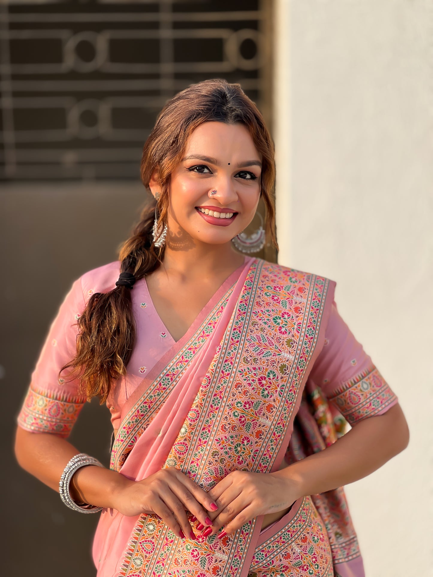 JASMINE PASHMINA SAREE