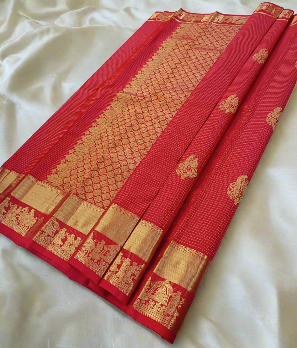 KANJIVARAM PURE HANDLOOM SAREE