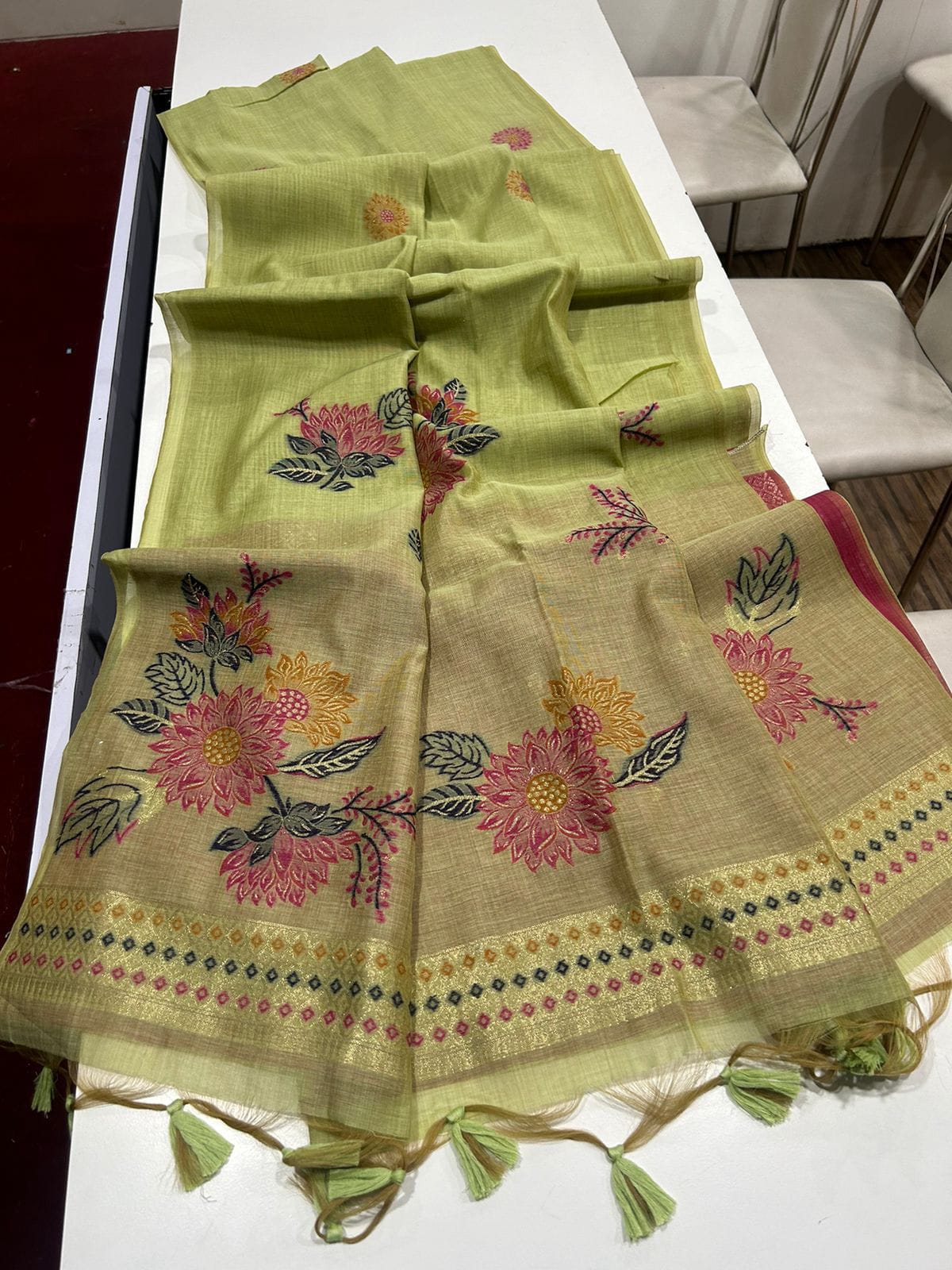 VAMIKA MUGA COTTON SAREE