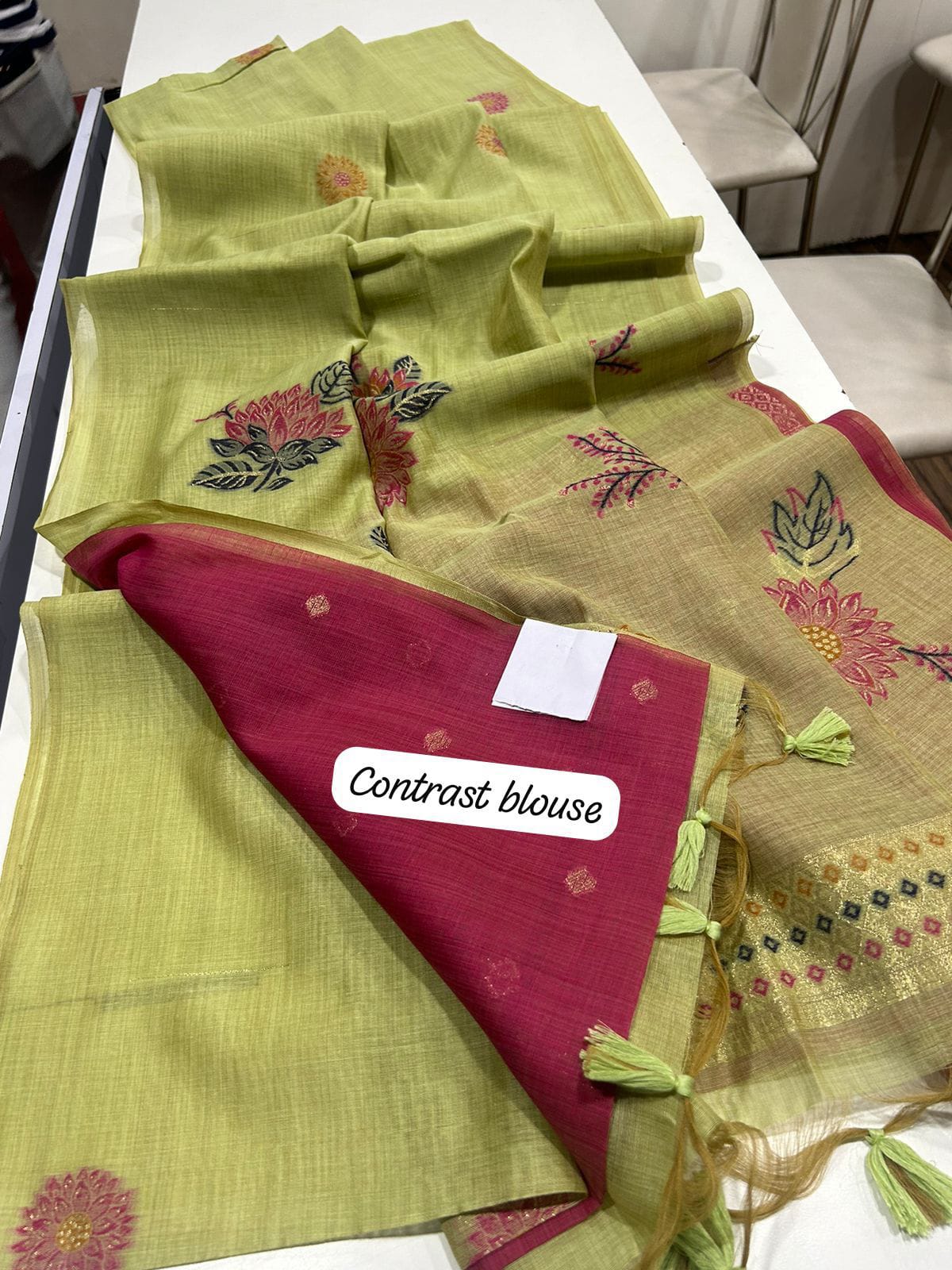 VAMIKA MUGA COTTON SAREE