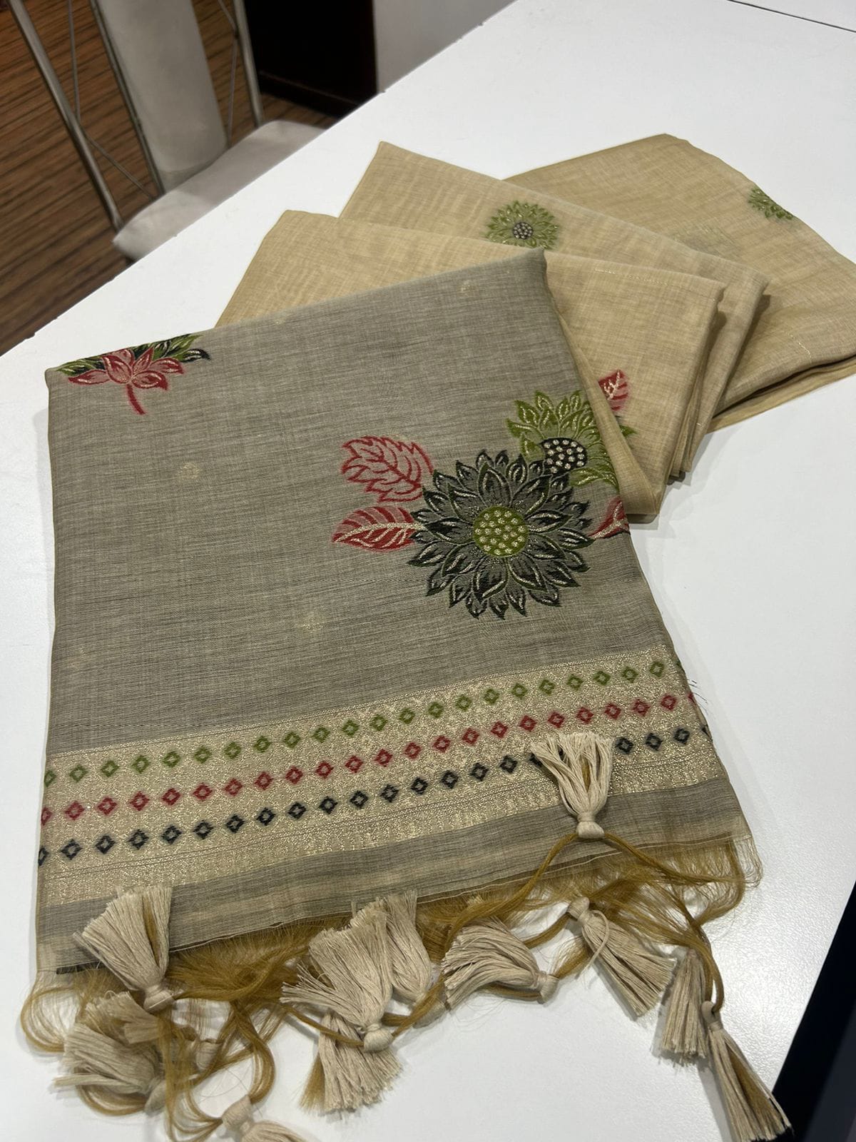 VAMIKA MUGA COTTON SAREE