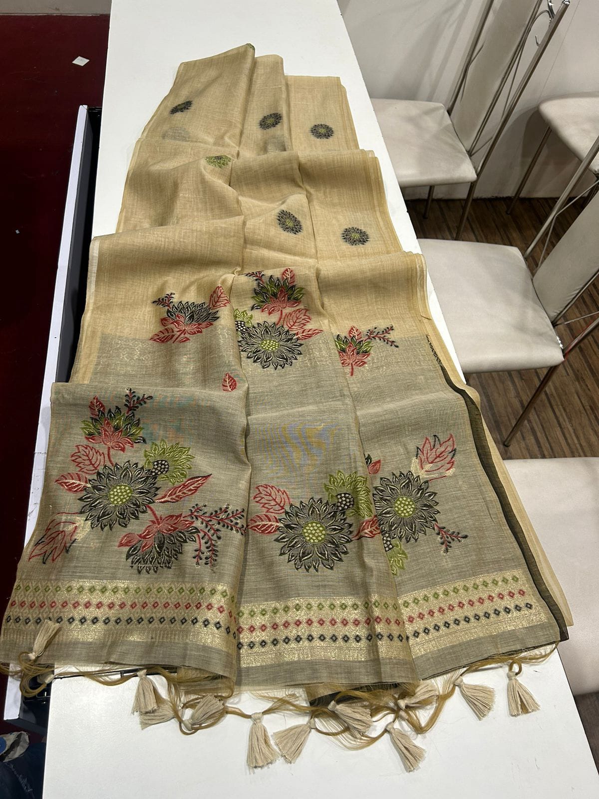 VAMIKA MUGA COTTON SAREE