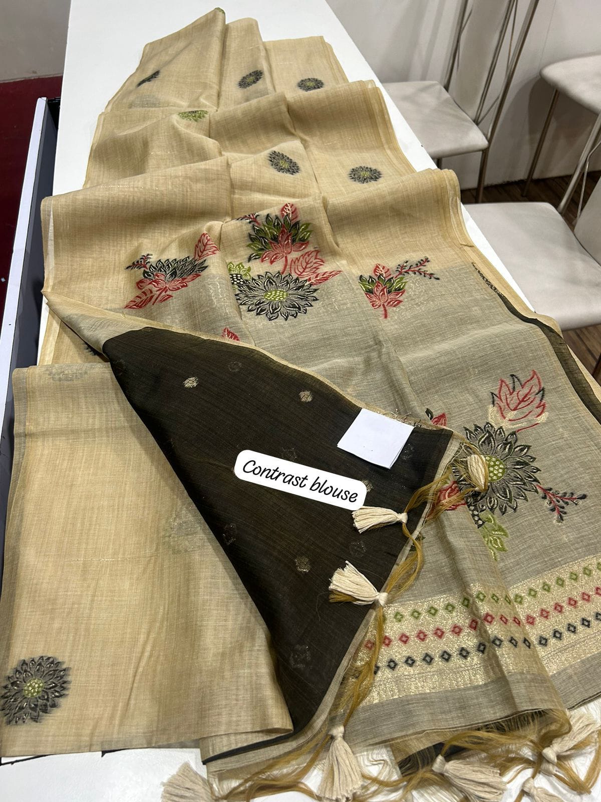 VAMIKA MUGA COTTON SAREE