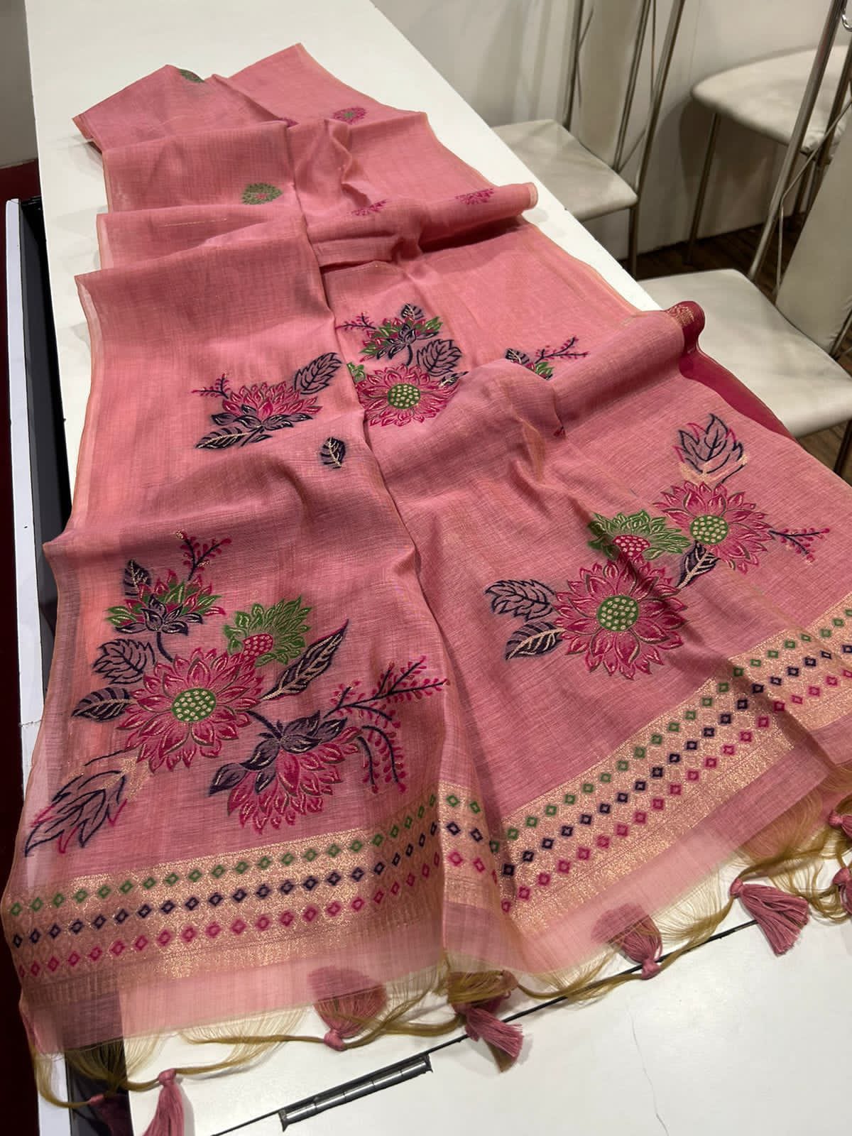 VAMIKA MUGA COTTON SAREE