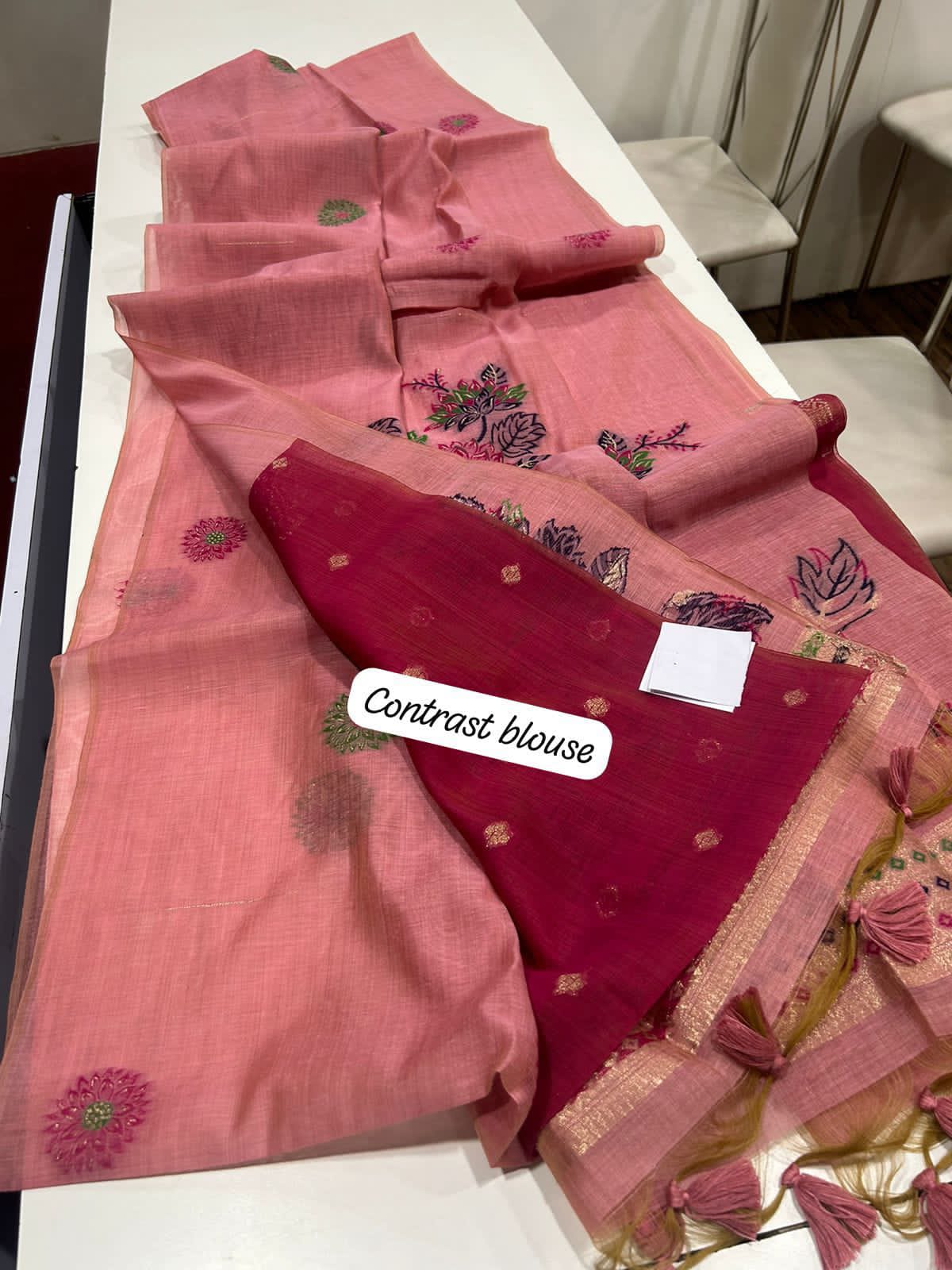 VAMIKA MUGA COTTON SAREE