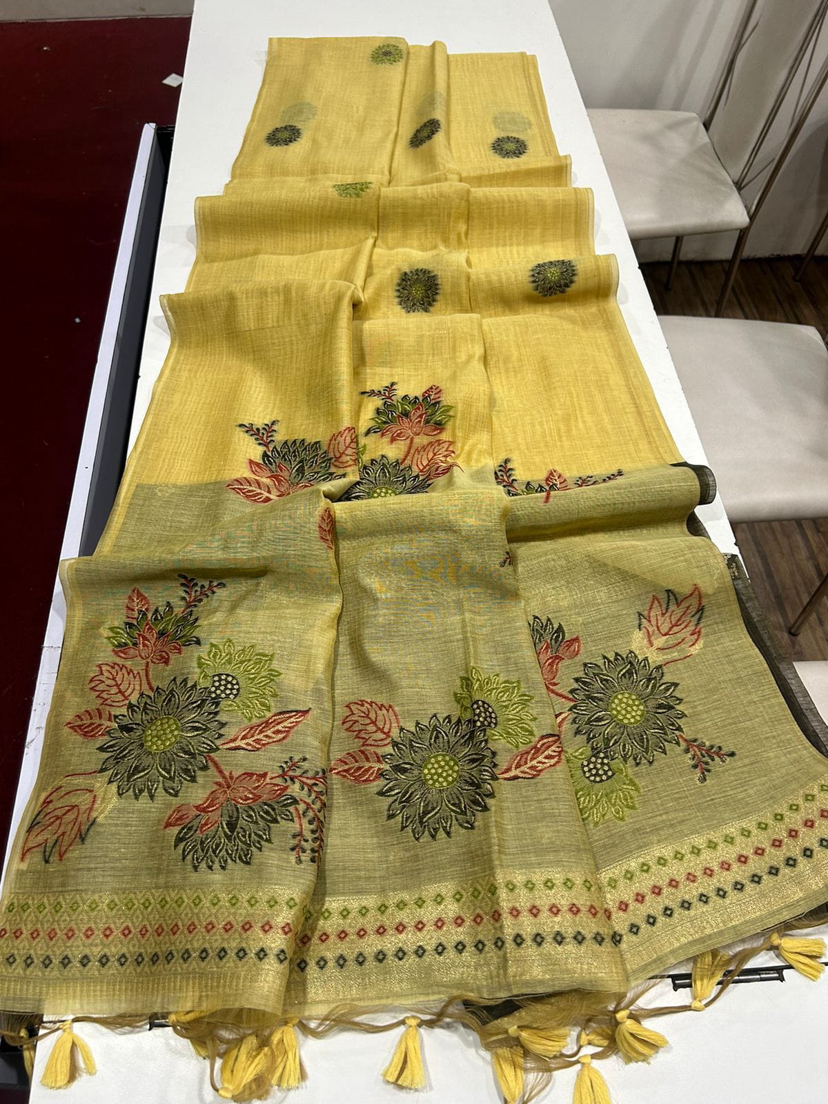 VAMIKA MUGA COTTON SAREE