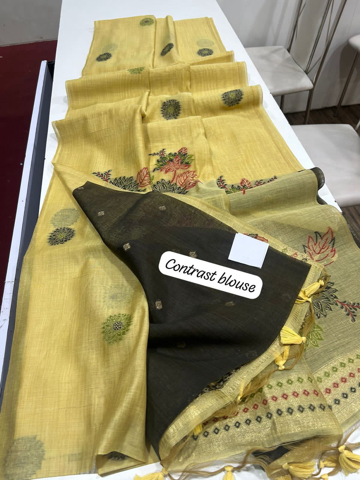 VAMIKA MUGA COTTON SAREE