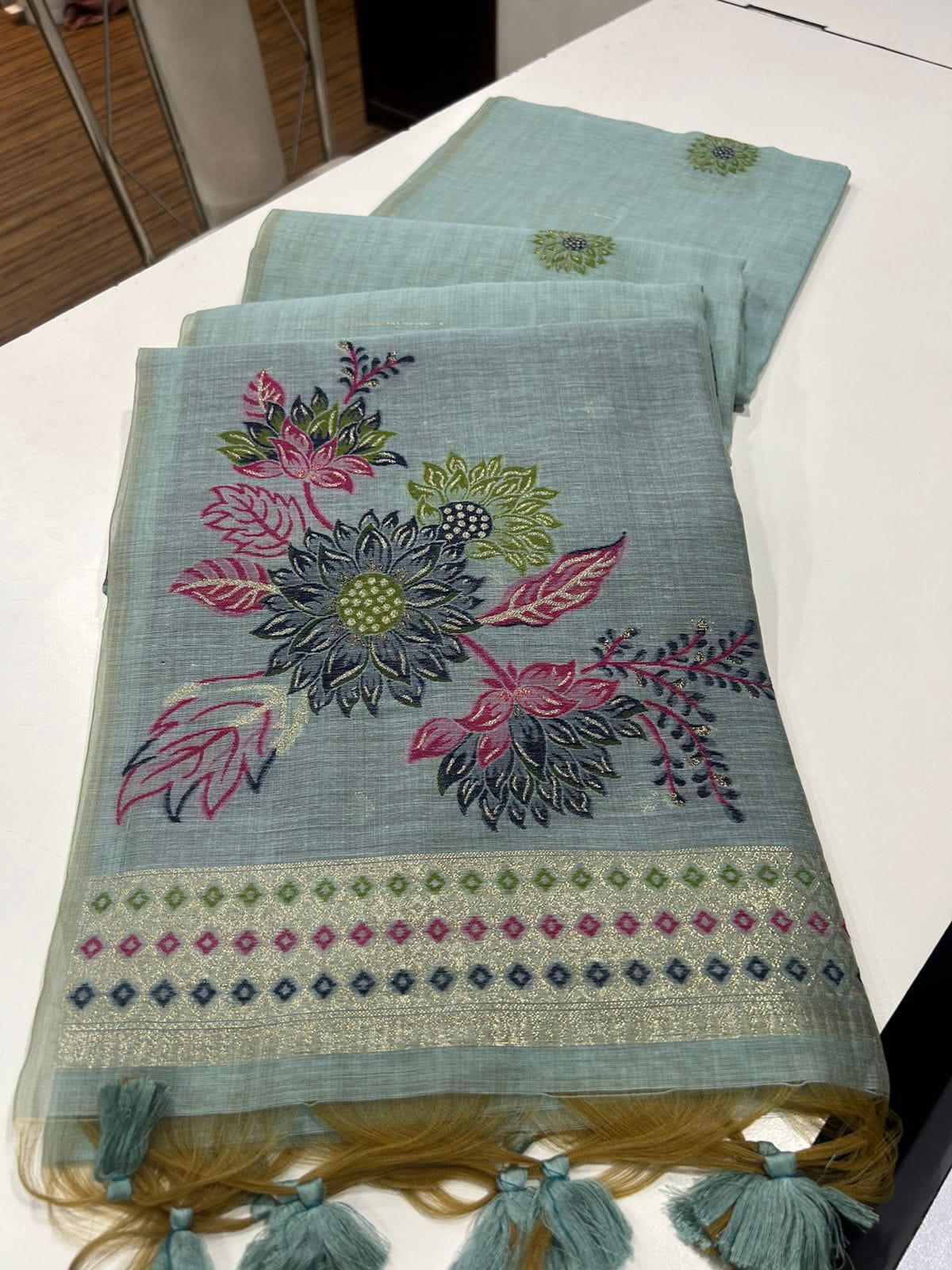 VAMIKA MUGA COTTON SAREE