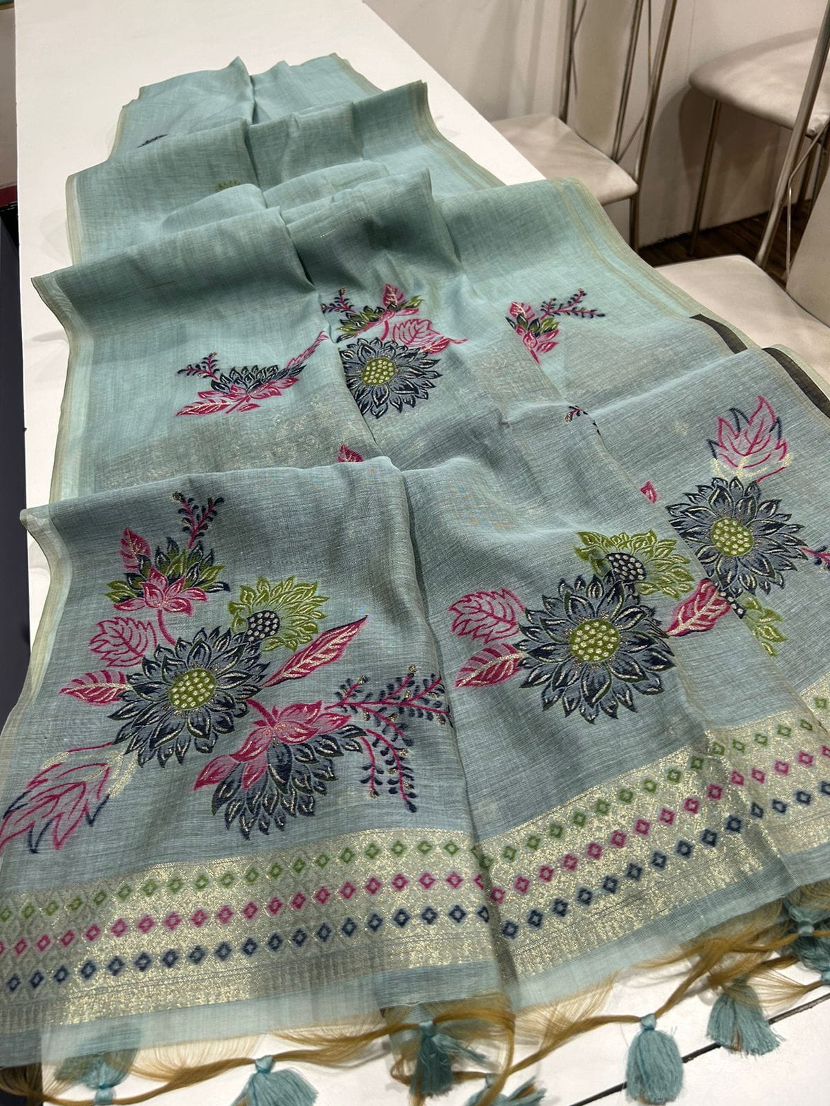 VAMIKA MUGA COTTON SAREE