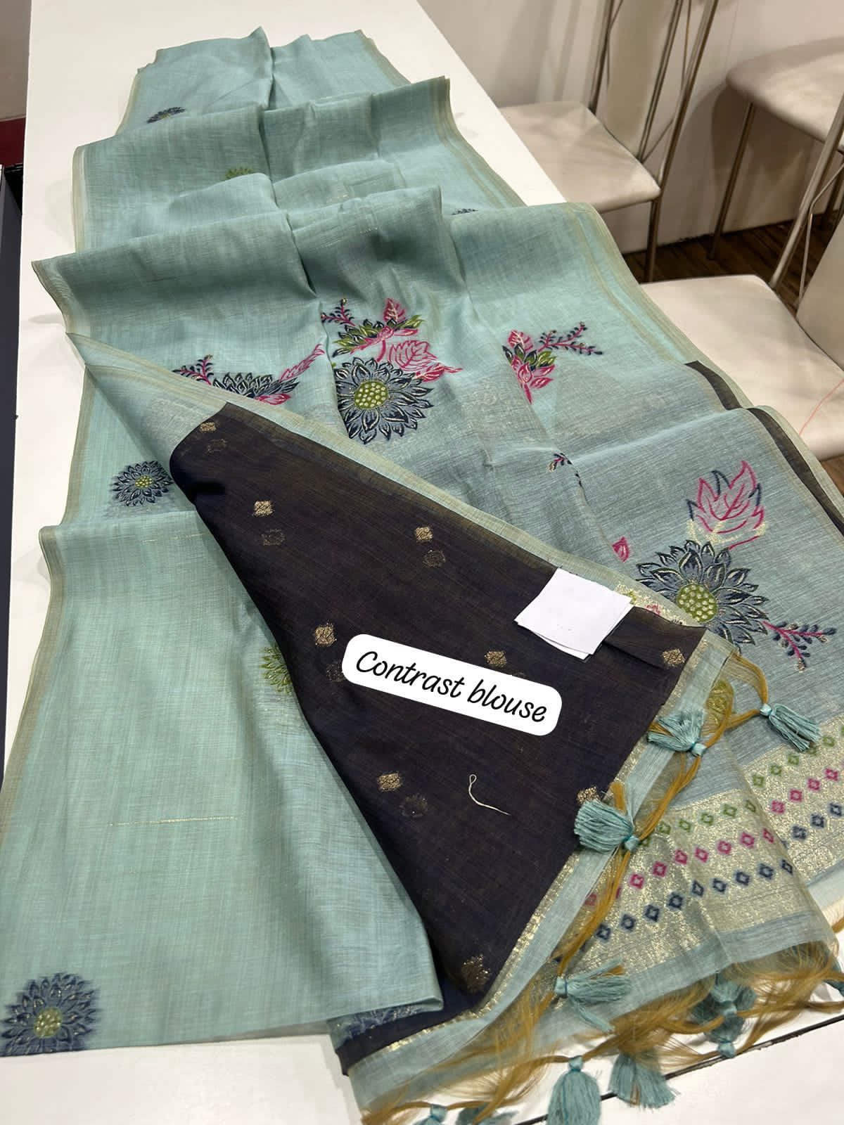 VAMIKA MUGA COTTON SAREE