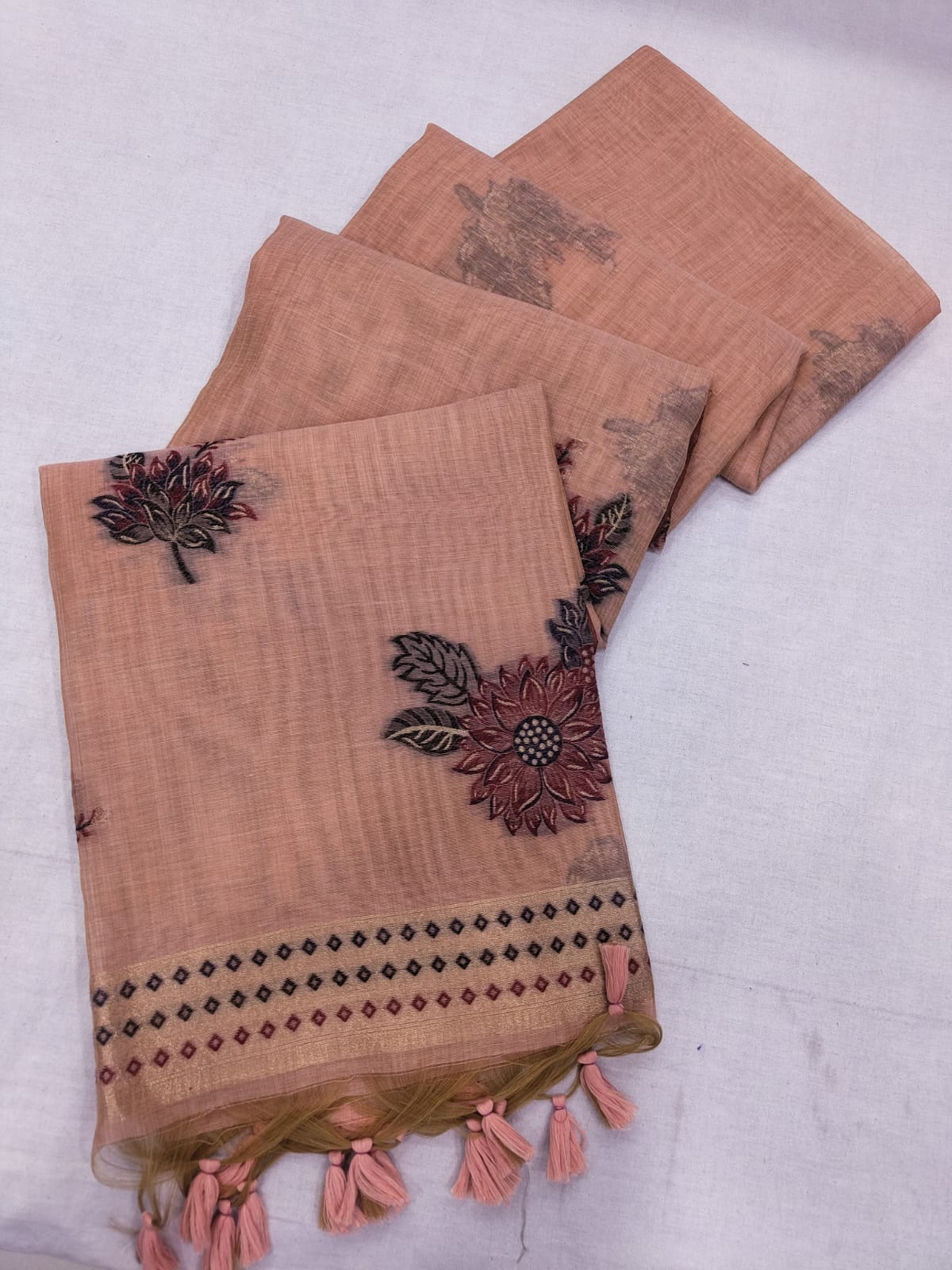 VAMIKA MUGA COTTON SAREE