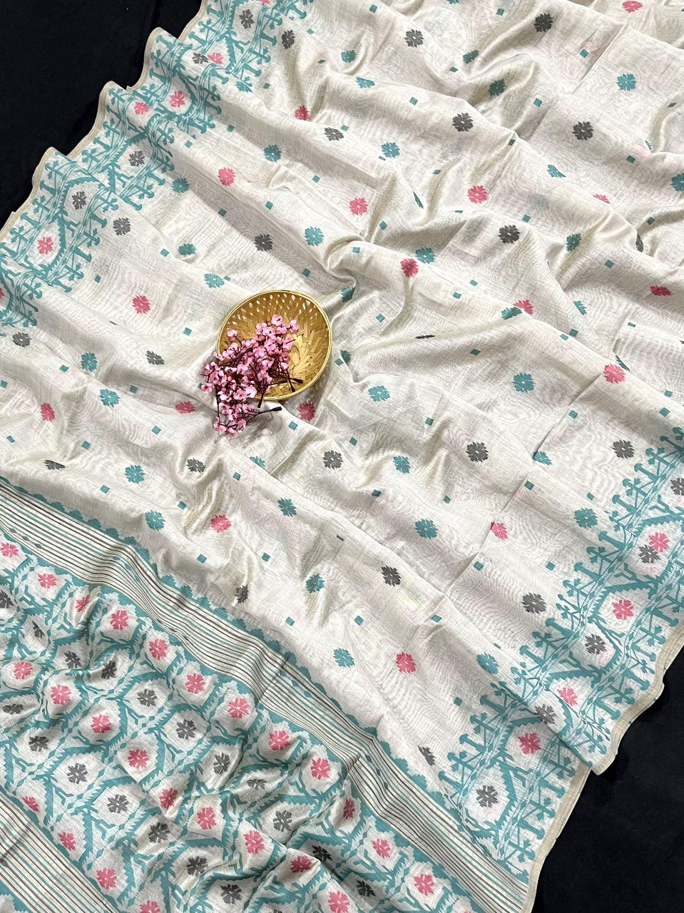 VAMIKA MUGA COTTON SAREE