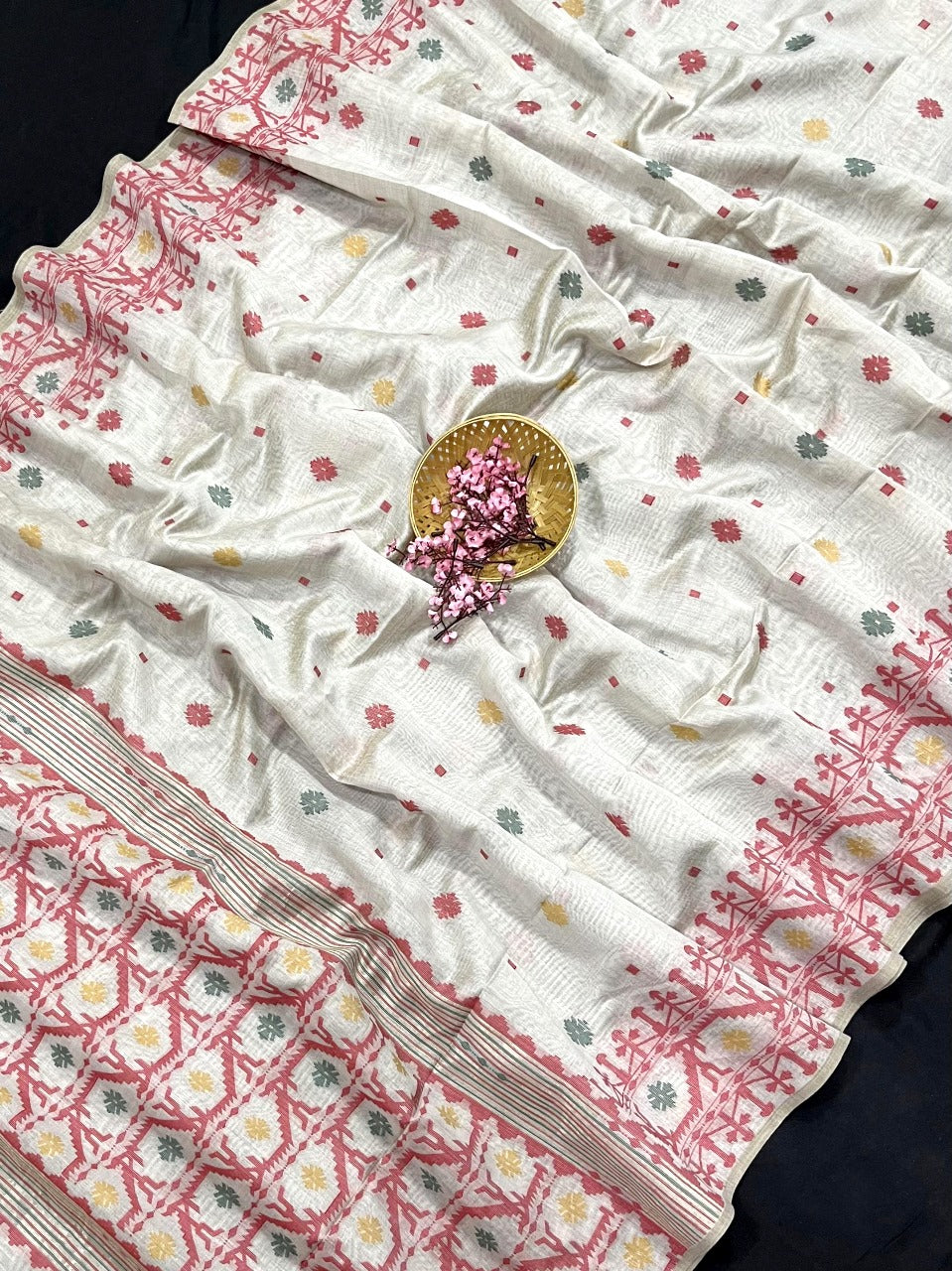 VAMIKA MUGA COTTON SAREE
