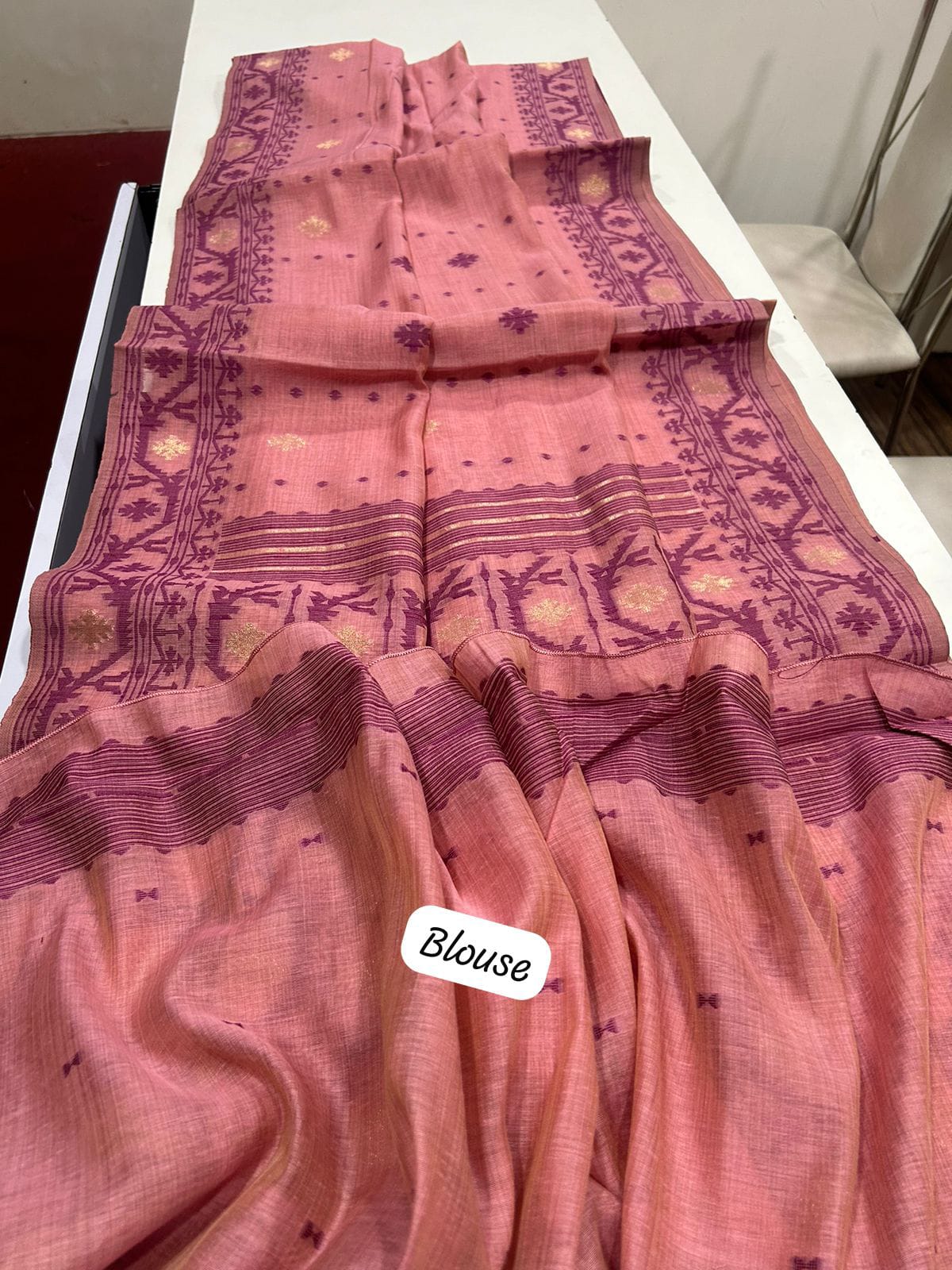 VAMIKA MUGA COTTON SAREE
