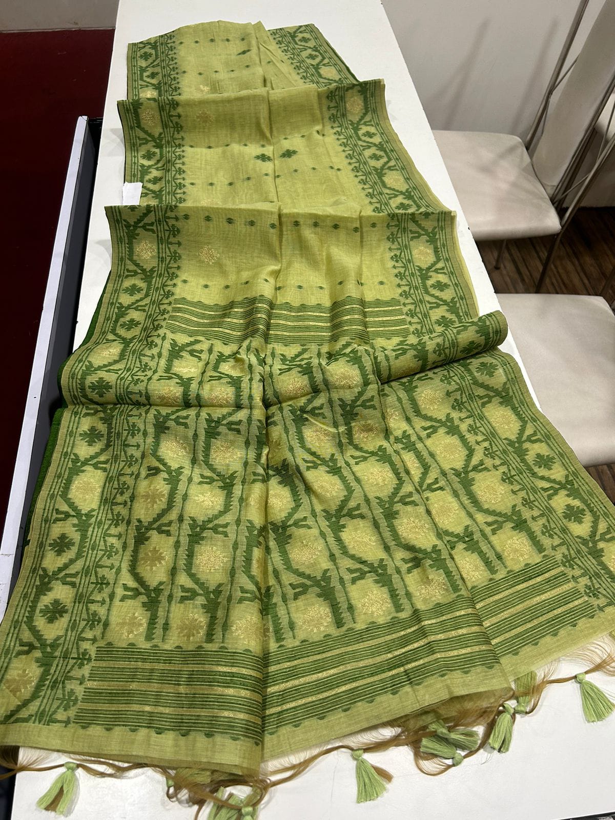 VAMIKA MUGA COTTON SAREE
