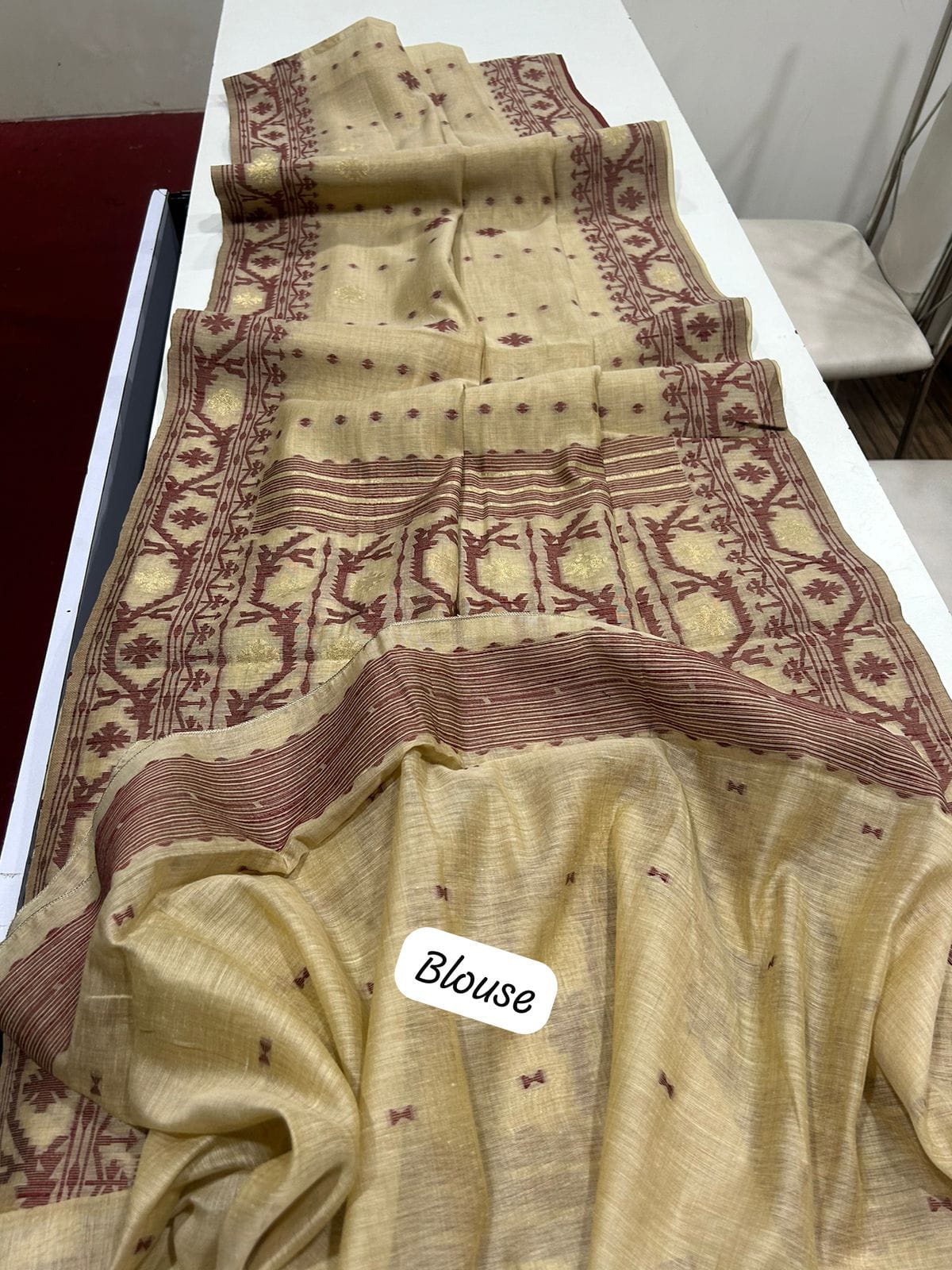 VAMIKA MUGA COTTON SAREE