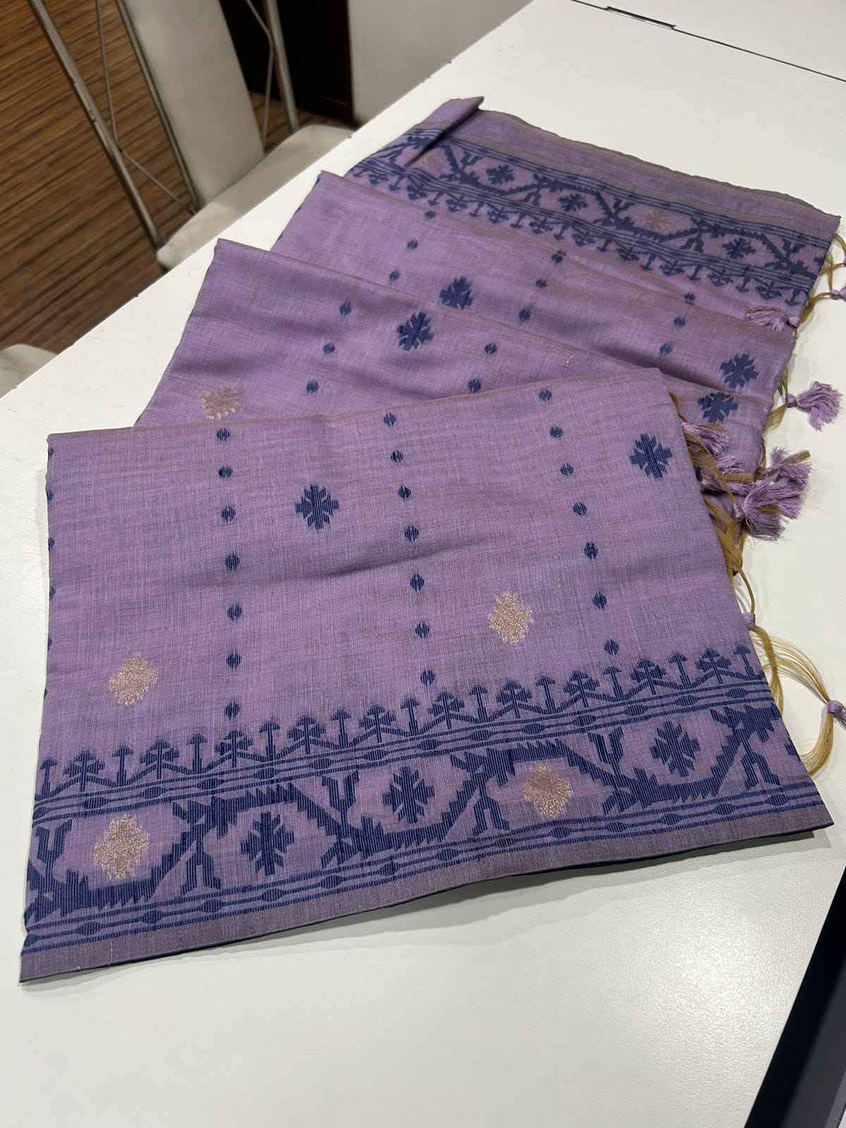VAMIKA MUGA COTTON SAREE