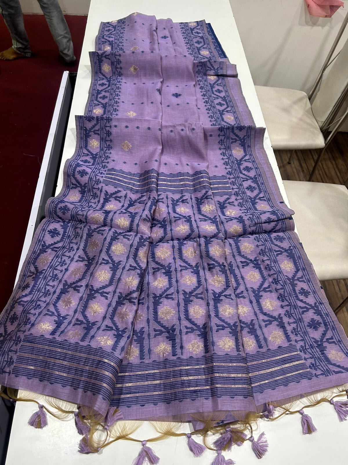 VAMIKA MUGA COTTON SAREE