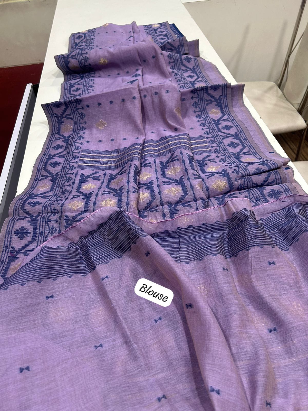 VAMIKA MUGA COTTON SAREE