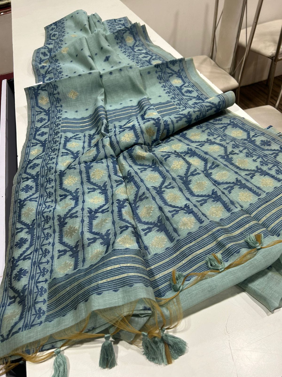VAMIKA MUGA COTTON SAREE