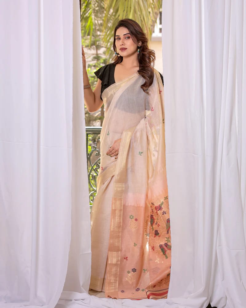 VAMIKA MUGA COTTON SAREE