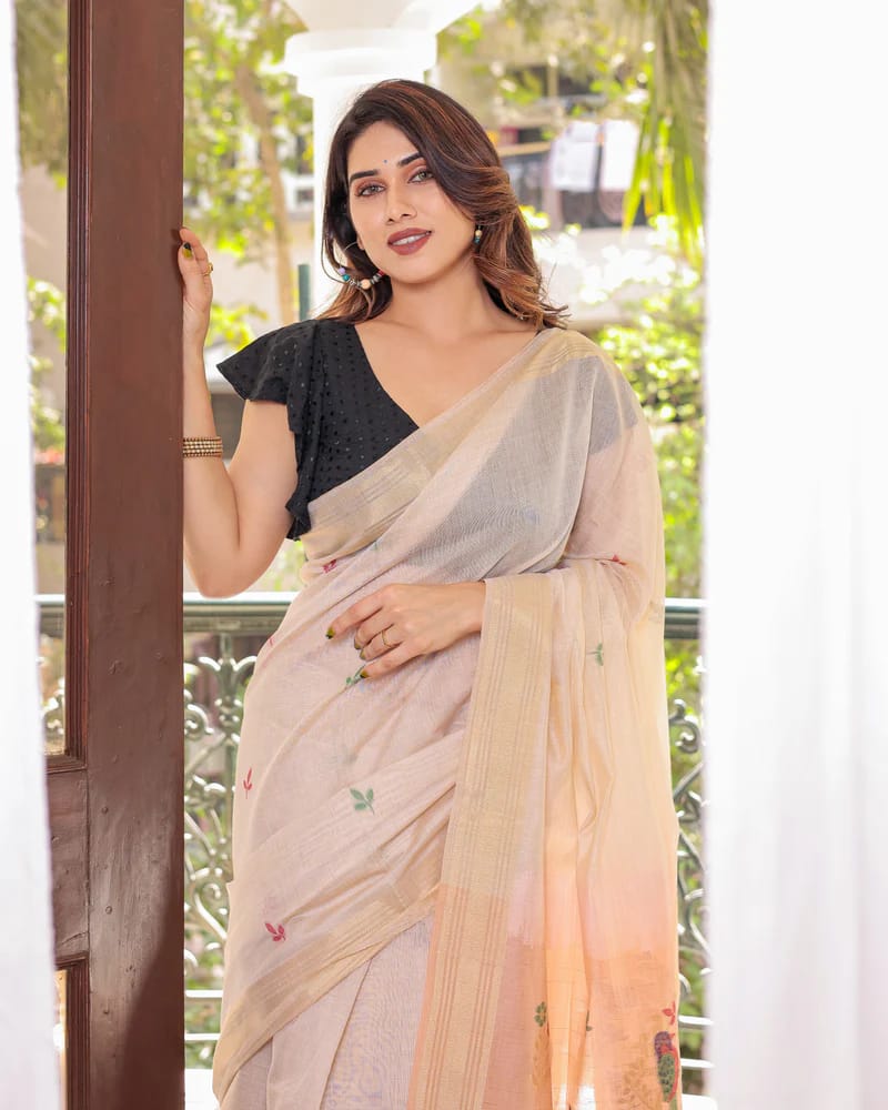 VAMIKA MUGA COTTON SAREE